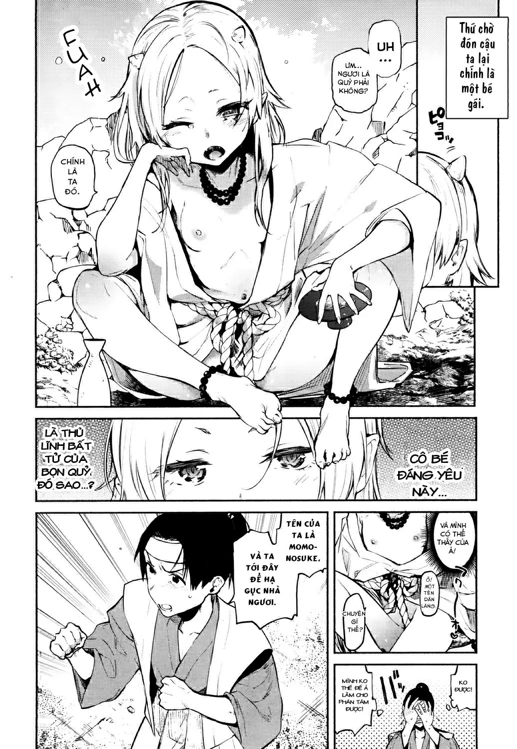 HentaiVN.net - Ảnh 6 - Sự tích Lão Bà Loli [Chương Diệt Qủy] [Nihon Lolibabaa Banashi ~Oni Taiji Hen~; 日本ロリババア話～鬼退治編 (永遠娘 参)] - Chap 1