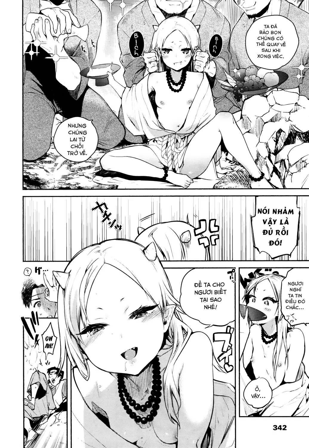 HentaiVN.net - Ảnh 8 - Sự tích Lão Bà Loli [Chương Diệt Qủy] [Nihon Lolibabaa Banashi ~Oni Taiji Hen~; 日本ロリババア話～鬼退治編 (永遠娘 参)] - Chap 1