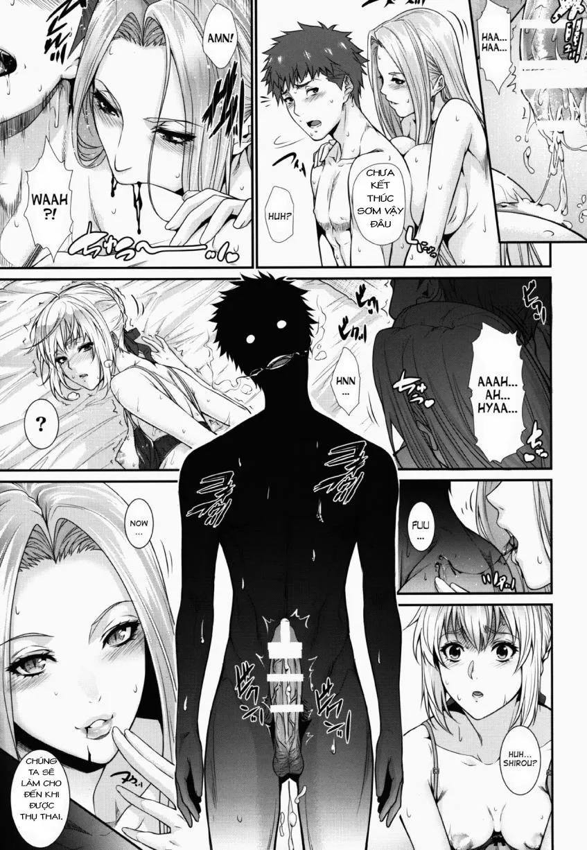 HentaiVN.net - Ảnh 24 - Shirou-Kun Harem!! Servant Hen (Fate Hollow Ataraxia, Fate Stay Night) - Chap 1