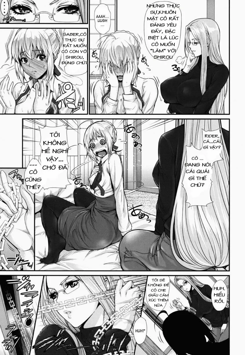 HentaiVN.net - Ảnh 6 - Shirou-Kun Harem!! Servant Hen (Fate Hollow Ataraxia, Fate Stay Night) - Chap 1