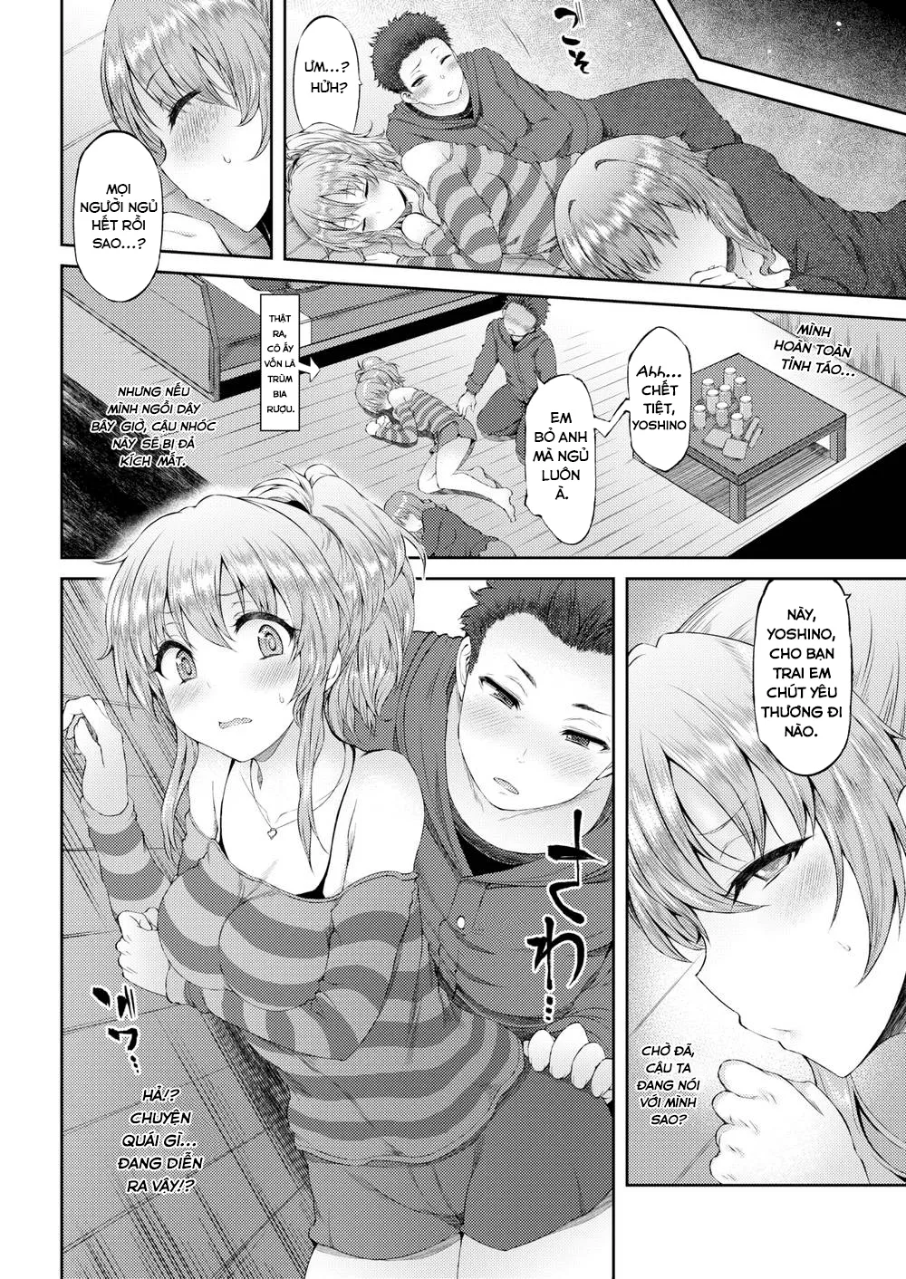 HentaiVN.net - Ảnh 3 - Pretend Sleep Game [Trò Chơi Giả Vờ Ngủ] - Chap 1