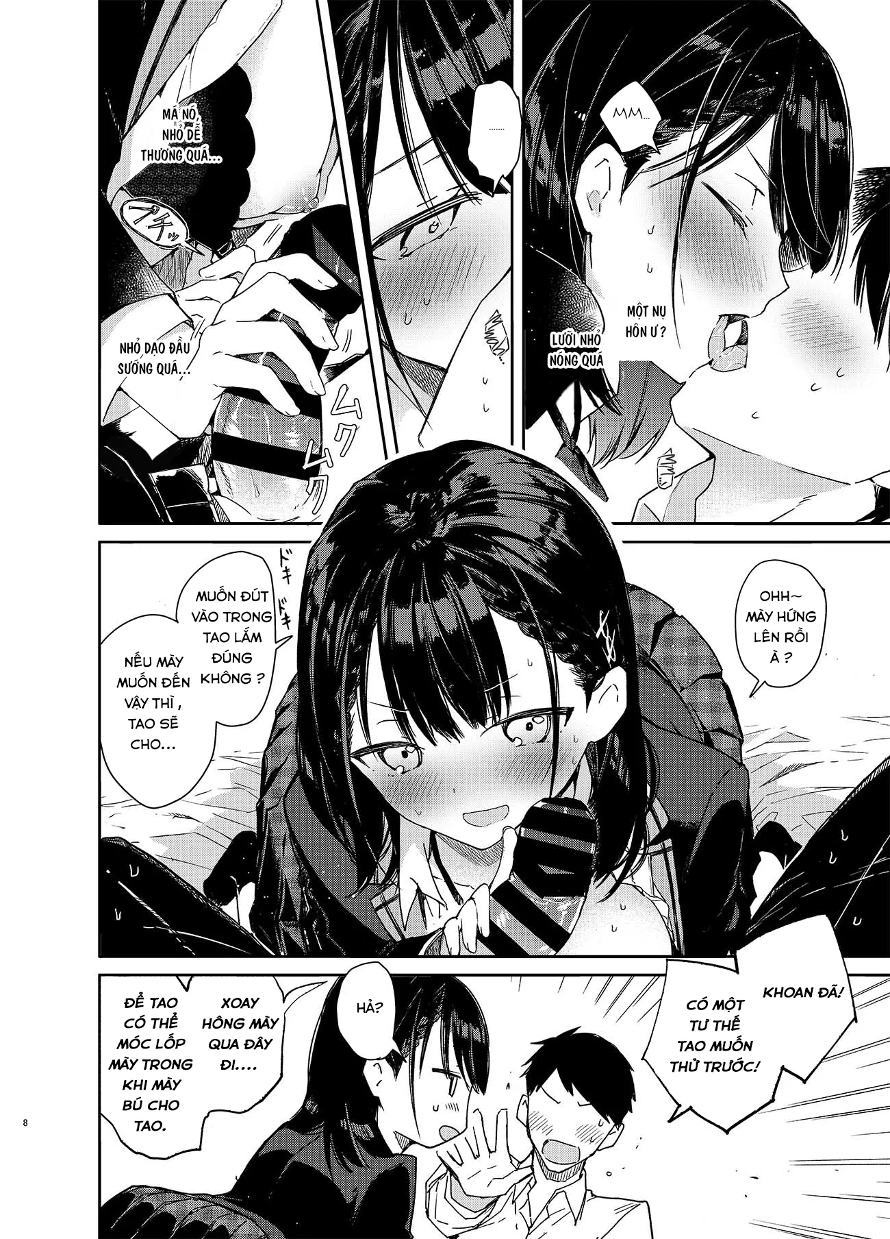 HentaiVN.net - Ảnh 9 - Cô bạn thuở nhỏ giả vờ làm đĩ của tôi [Jishou Bitch (Uso) no Osananajimi ni Tekagen Nashi Ecchi] - Chap 1