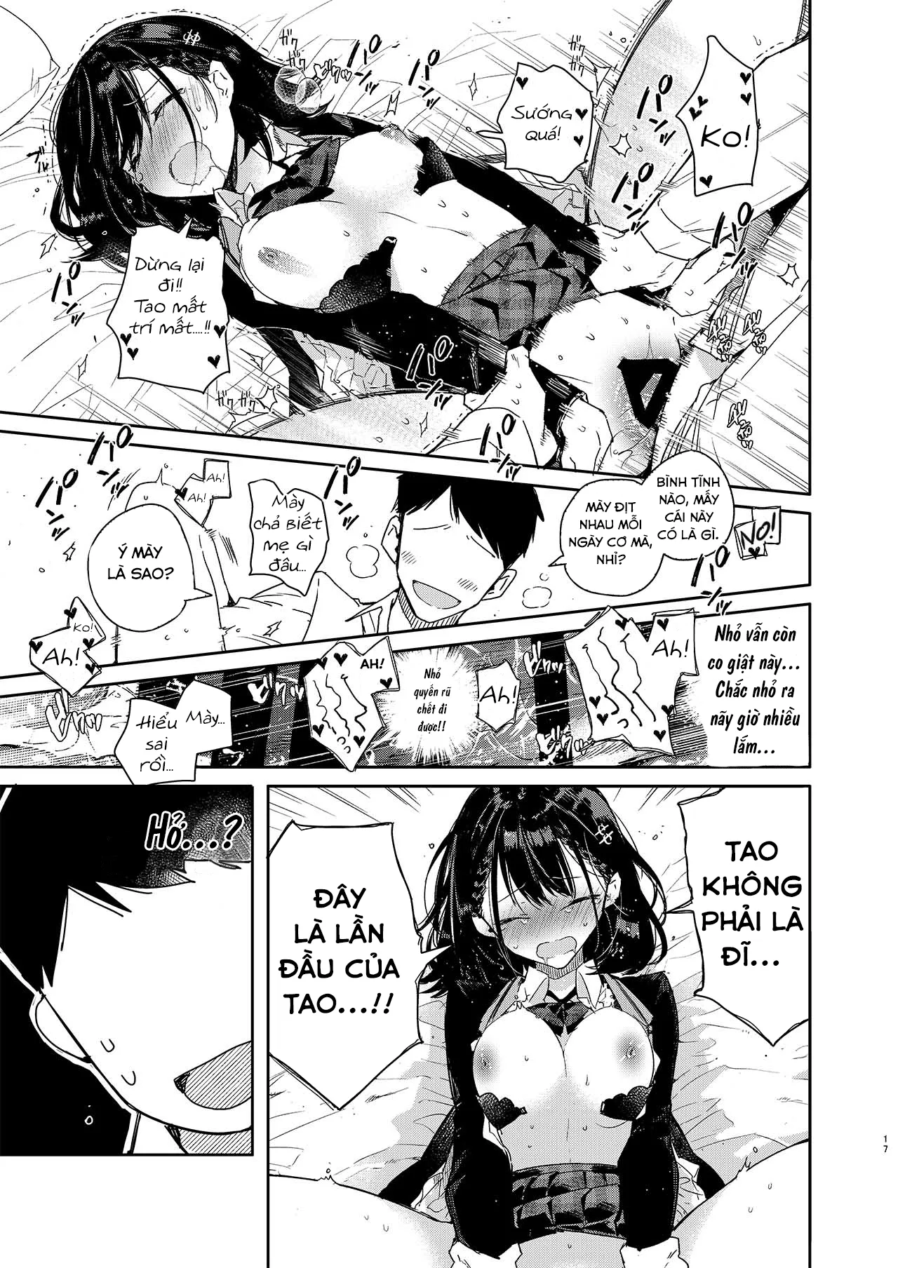HentaiVN.net - Ảnh 18 - Cô bạn thuở nhỏ giả vờ làm đĩ của tôi [Jishou Bitch (Uso) no Osananajimi ni Tekagen Nashi Ecchi] - Chap 1