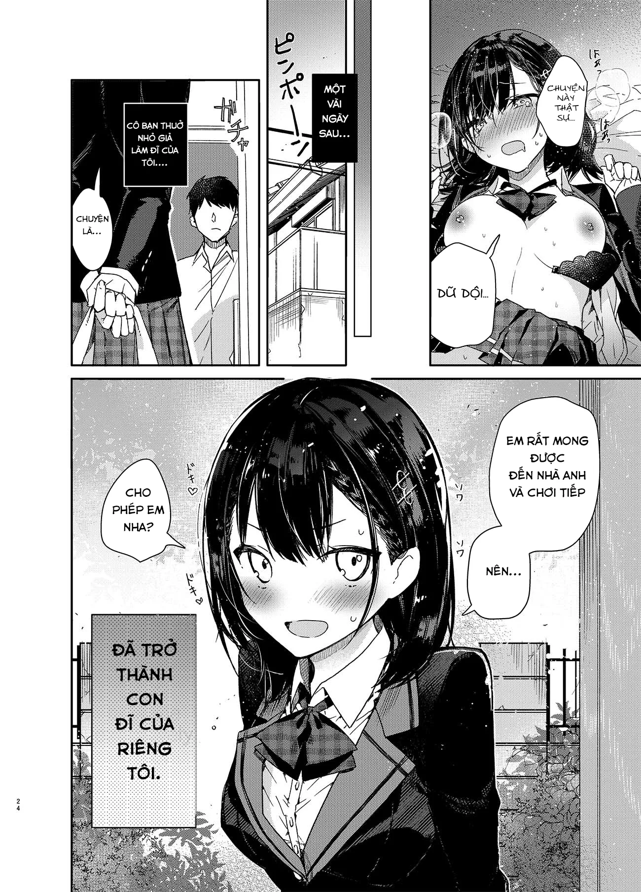 HentaiVN.net - Ảnh 25 - Cô bạn thuở nhỏ giả vờ làm đĩ của tôi [Jishou Bitch (Uso) no Osananajimi ni Tekagen Nashi Ecchi] - Chap 1