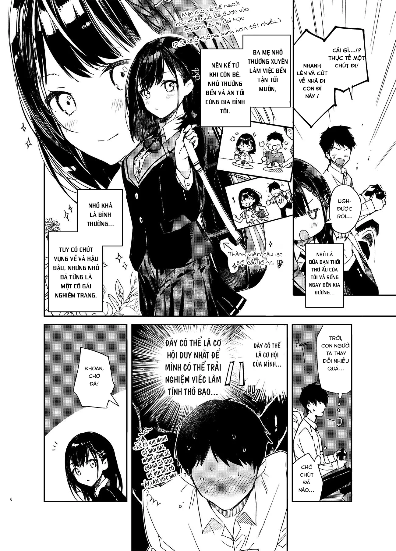 HentaiVN.net - Ảnh 7 - Cô bạn thuở nhỏ giả vờ làm đĩ của tôi [Jishou Bitch (Uso) no Osananajimi ni Tekagen Nashi Ecchi] - Chap 1