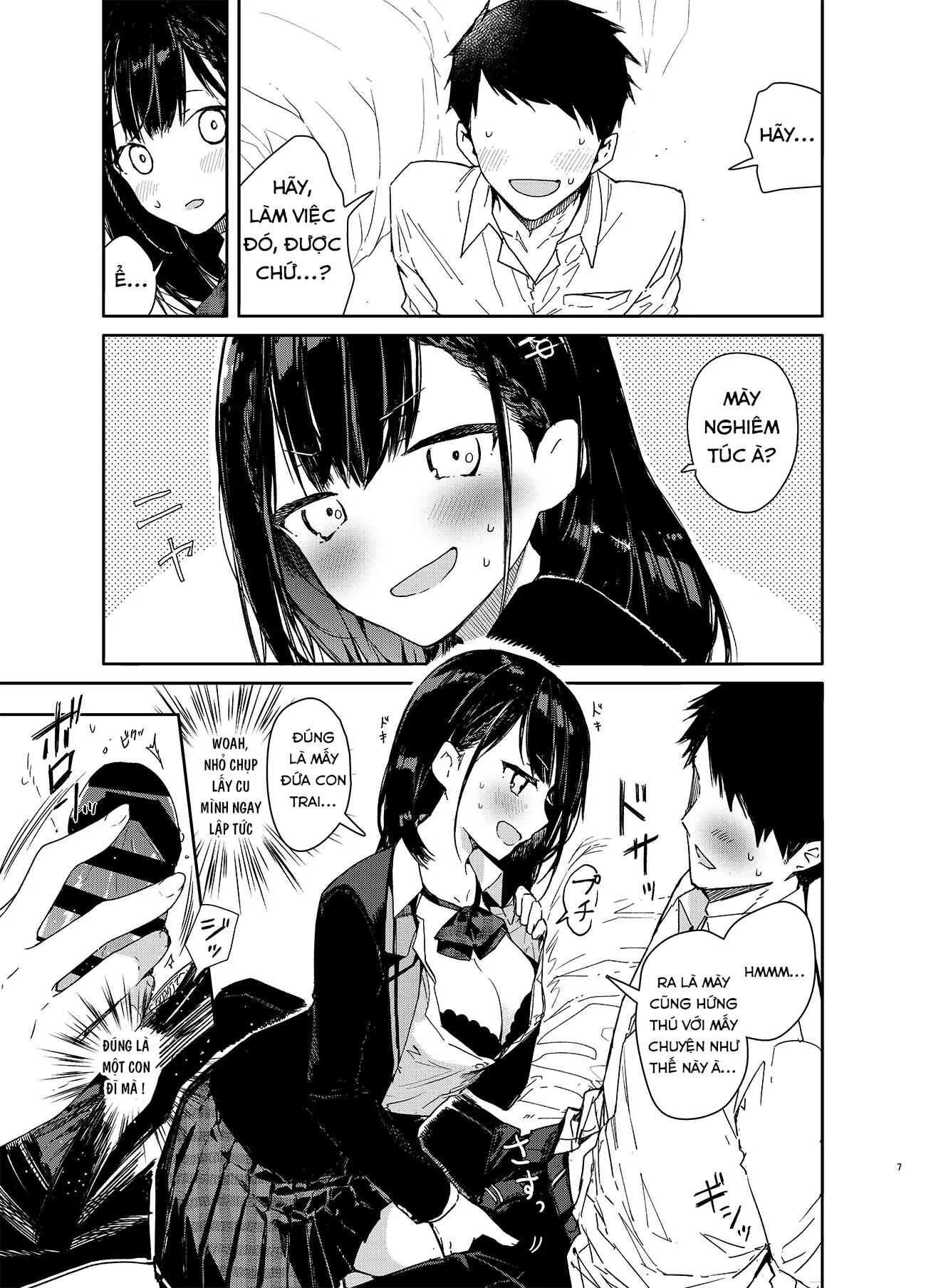 HentaiVN.net - Ảnh 8 - Cô bạn thuở nhỏ giả vờ làm đĩ của tôi [Jishou Bitch (Uso) no Osananajimi ni Tekagen Nashi Ecchi] - Chap 1