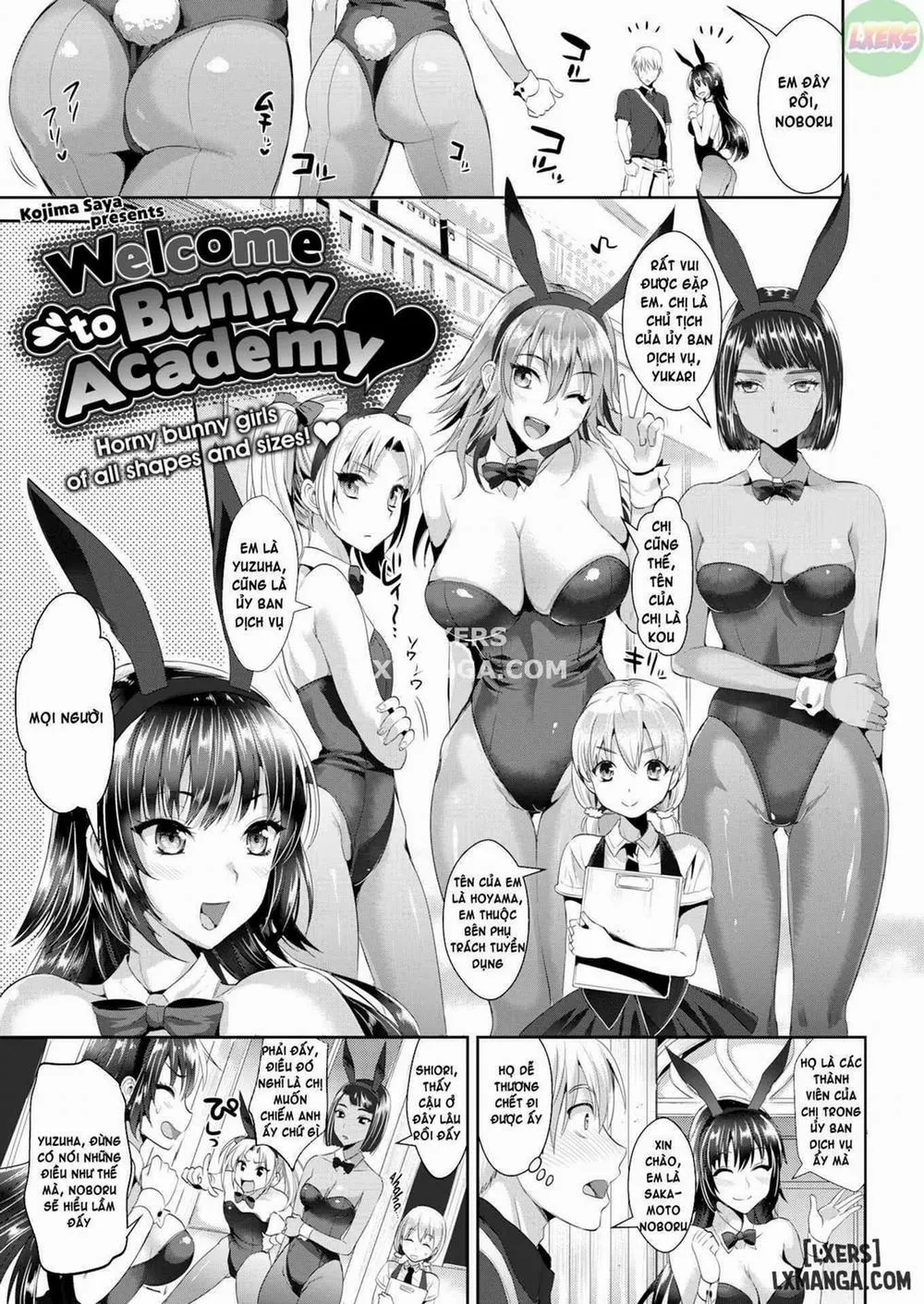 HentaiVN.net - Ảnh 3 - Welcome to Bunny Academy - Chap 1