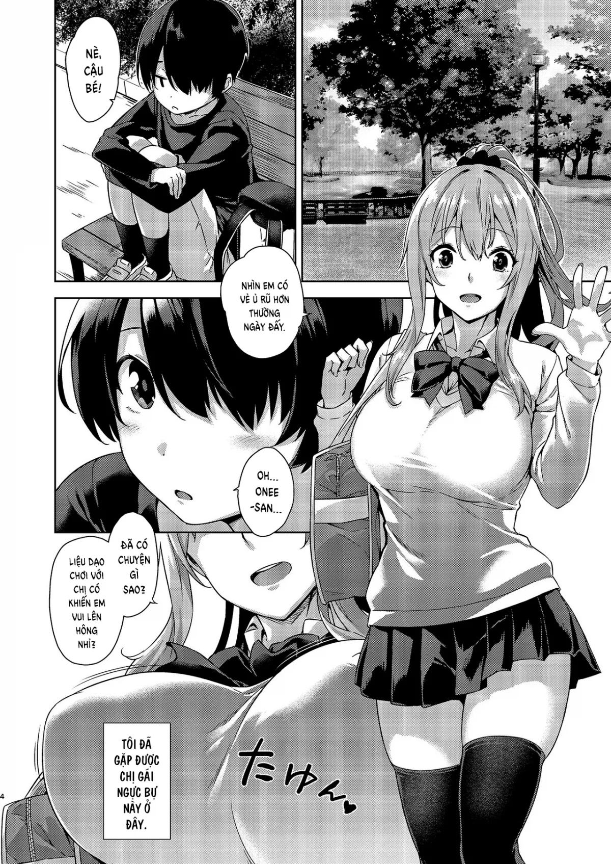 HentaiVN.net - Ảnh 4 - Boku Nerai no Onee-san - Chap 1