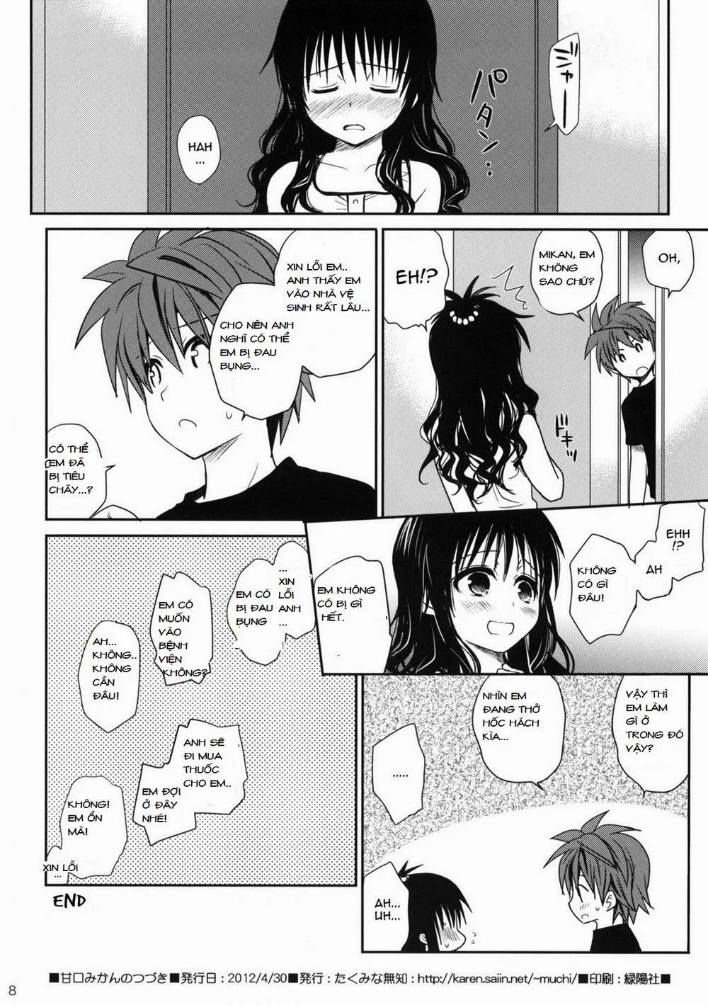 HentaiVN.net - Ảnh 8 - Amakuchi Mikan (To LOVE-Ru) - Chap 2