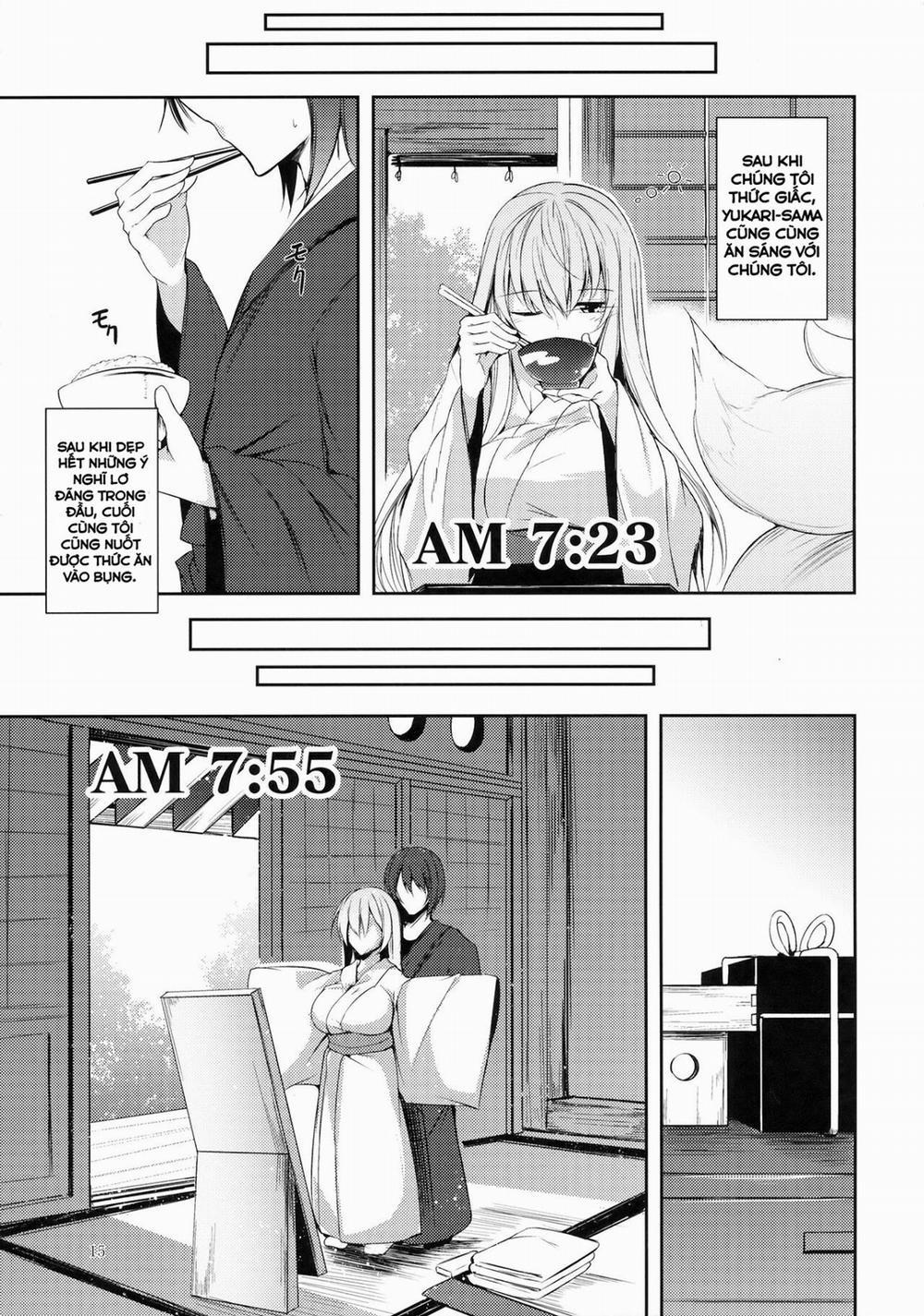 HentaiVN.net - Ảnh 14 - Mayoiga Schedule AM (Touhou) [Cậu chuyện về anh thanh niên và 3 cô gái] - Chap 1