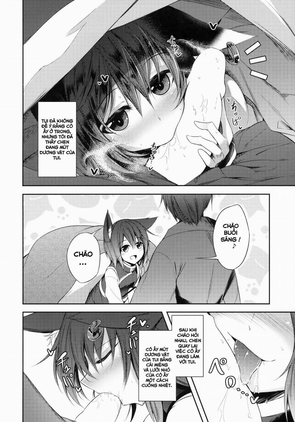 HentaiVN.net - Ảnh 3 - Mayoiga Schedule AM (Touhou) [Cậu chuyện về anh thanh niên và 3 cô gái] - Chap 1