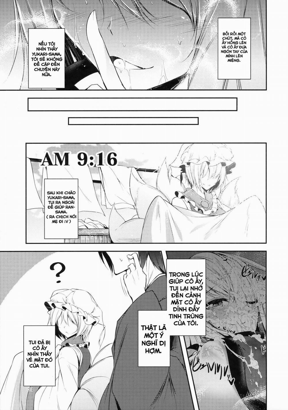 HentaiVN.net - Ảnh 22 - Mayoiga Schedule AM (Touhou) [Cậu chuyện về anh thanh niên và 3 cô gái] - Chap 1