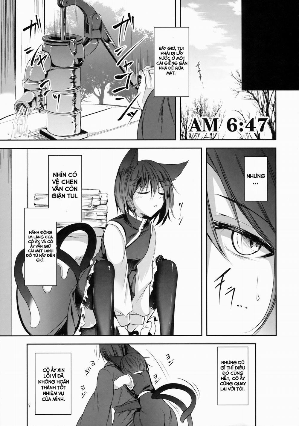 HentaiVN.net - Ảnh 6 - Mayoiga Schedule AM (Touhou) [Cậu chuyện về anh thanh niên và 3 cô gái] - Chap 1