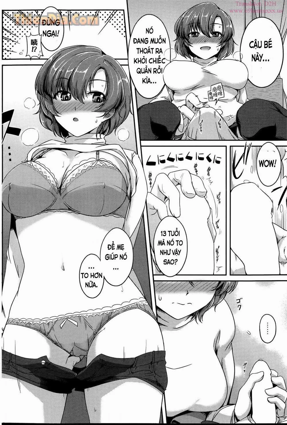 HentaiVN.net - Ảnh 5 - Son Love Mother And Fuck - Chap 1