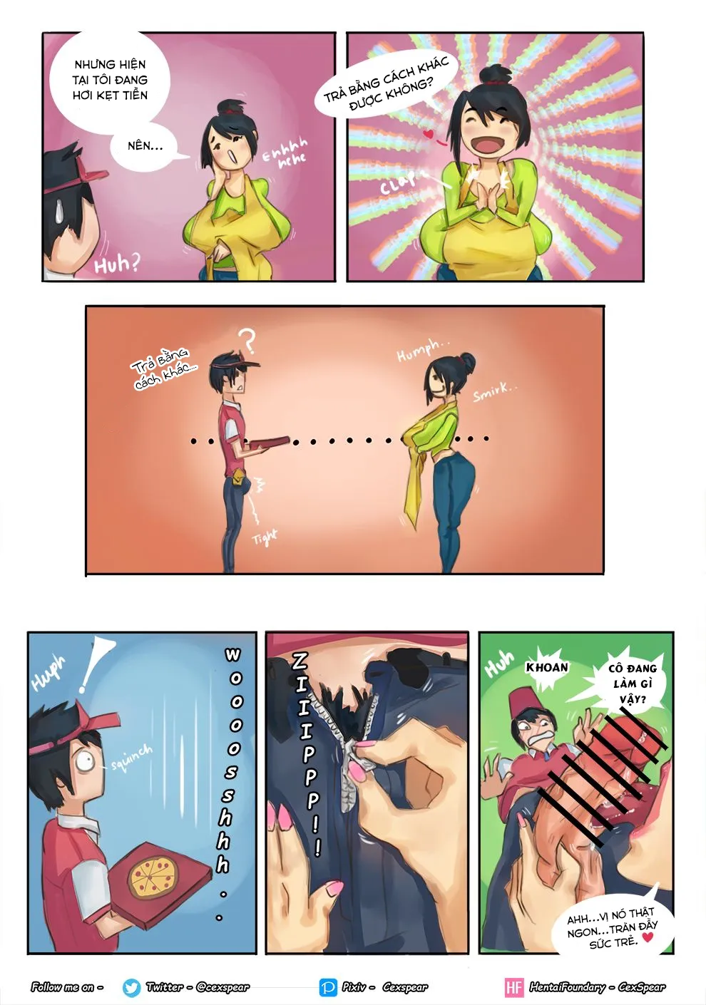 HentaiVN.net - Ảnh 4 - Free Pizza - Chap 1