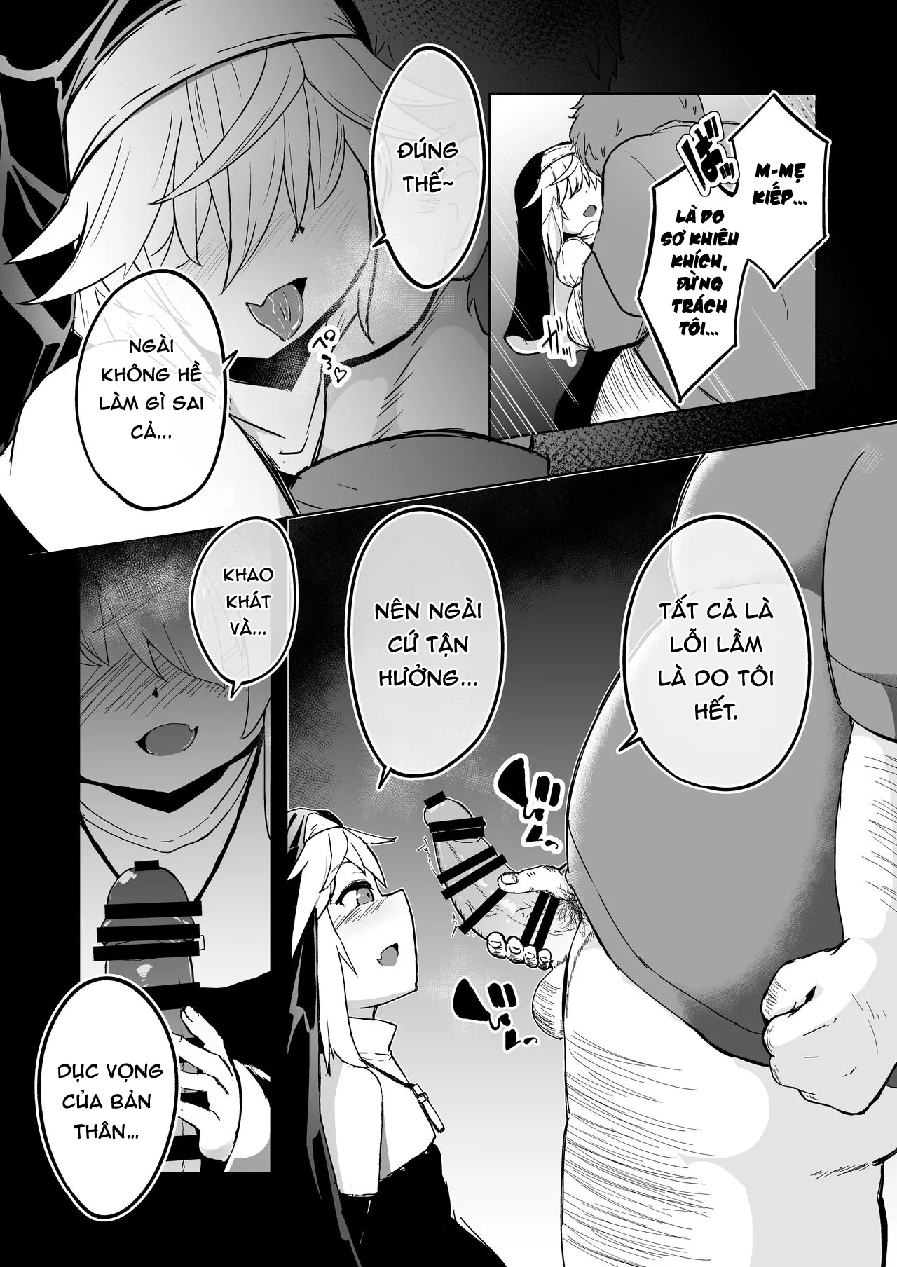 HentaiVN.net - Ảnh 6 - Zangeshitsu no Chiisana Ero Sister [The Small Nun in the Confessional] - Chap 1