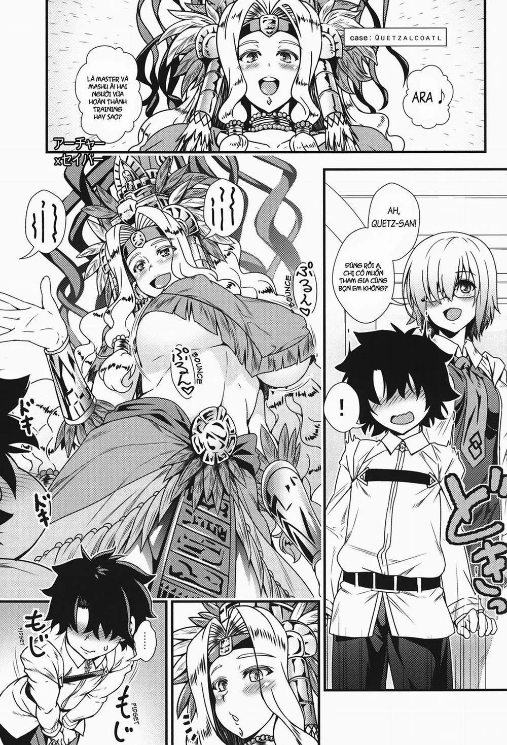 HentaiVN.net - Ảnh 4 - Onee-san Servant to Shota Master ga Zukkon Bakkon Suru Hon (Fate/Grand Order) - Chap 1