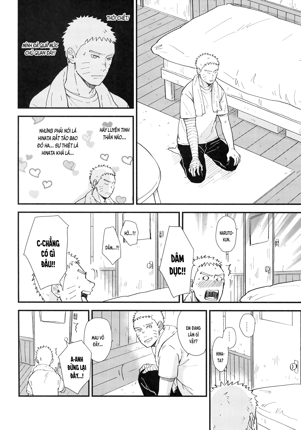 HentaiVN.net - Ảnh 4 - Bệnh Yêu (NARUTO) [Love Sick (NARUTO -ナルト-)] - Chap 3