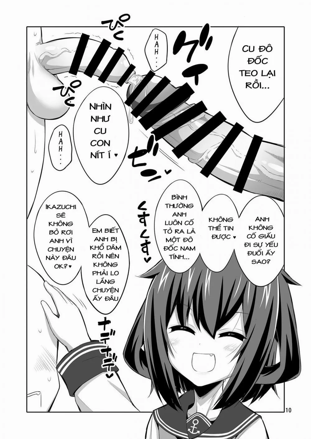 HentaiVN.net - Ảnh 9 - Shireikan Futanari Ikazuchi-sama ni Okasarete minai? (Kantai Collection) - Chap 1