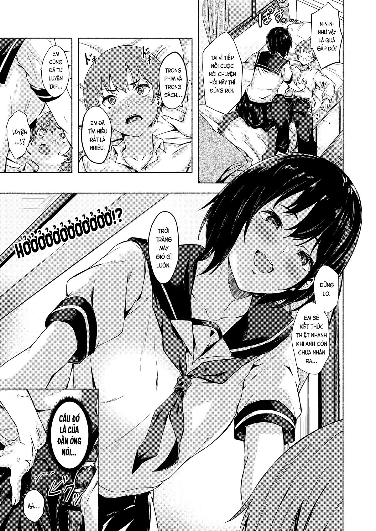 HentaiVN.net - Ảnh 9 - Saori-chan bự con, dâm mà hậu đậu (nguyên tác) [Okki na Saori-chan wa Bukiyou ni Eroi; おっきなさおりちゃんは不器用にえろい] - Chap 1