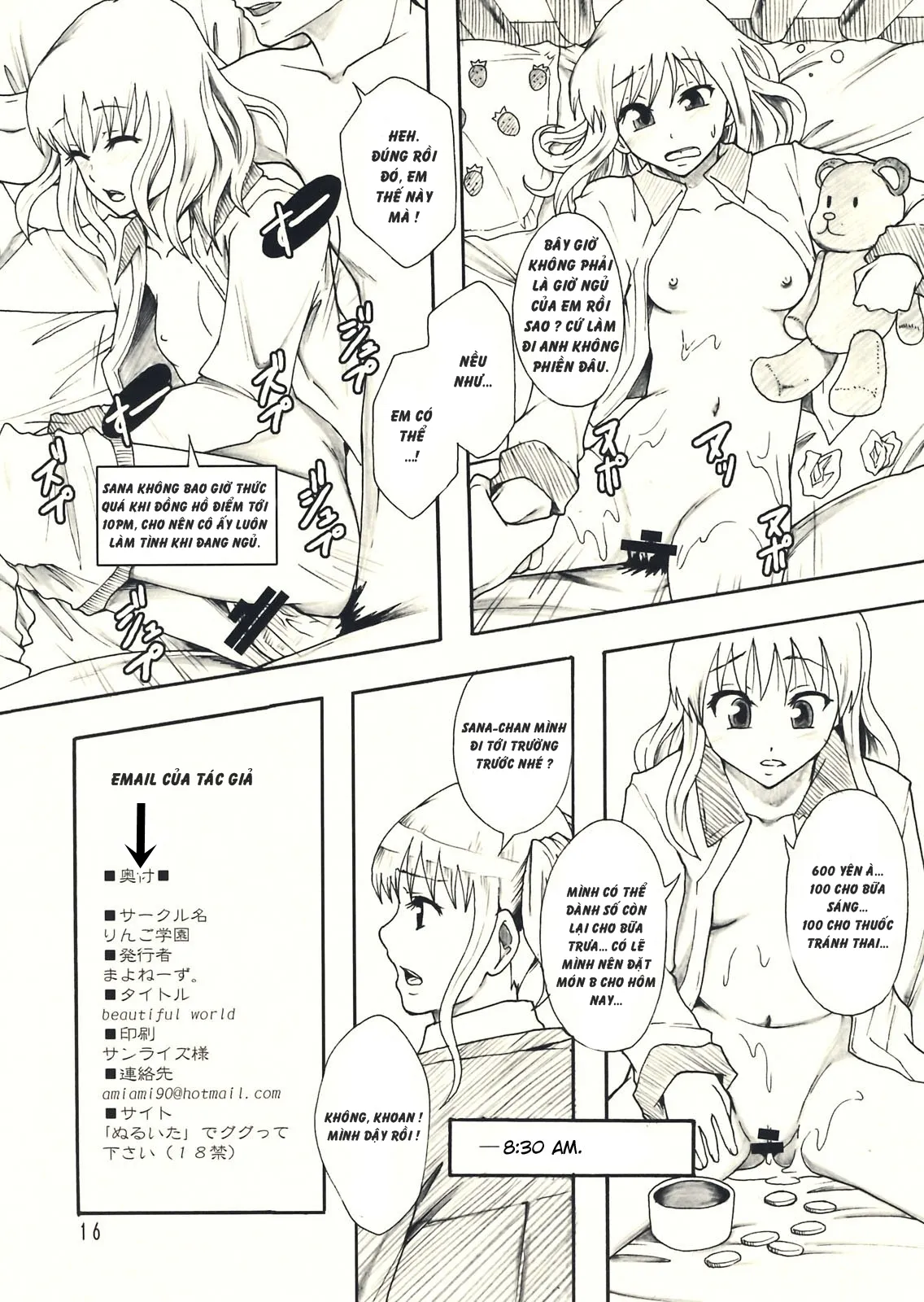 HentaiVN.net - Ảnh 18 - 1 Thế Giới Tươi Đẹp (Beautiful World) - Chap 1