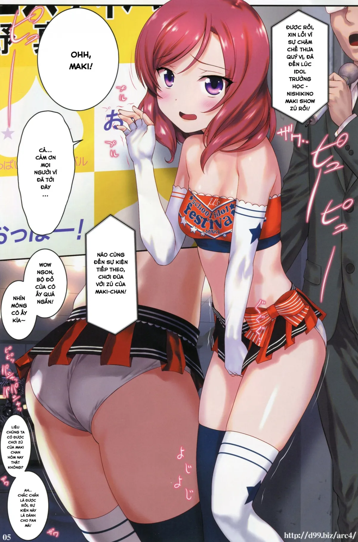 HentaiVN.net - Ảnh 6 - Buổi giao lưu với các fan của Maki-chan! [Nishikino Maki Oppai Festival (Love Live!)] - Chap 1