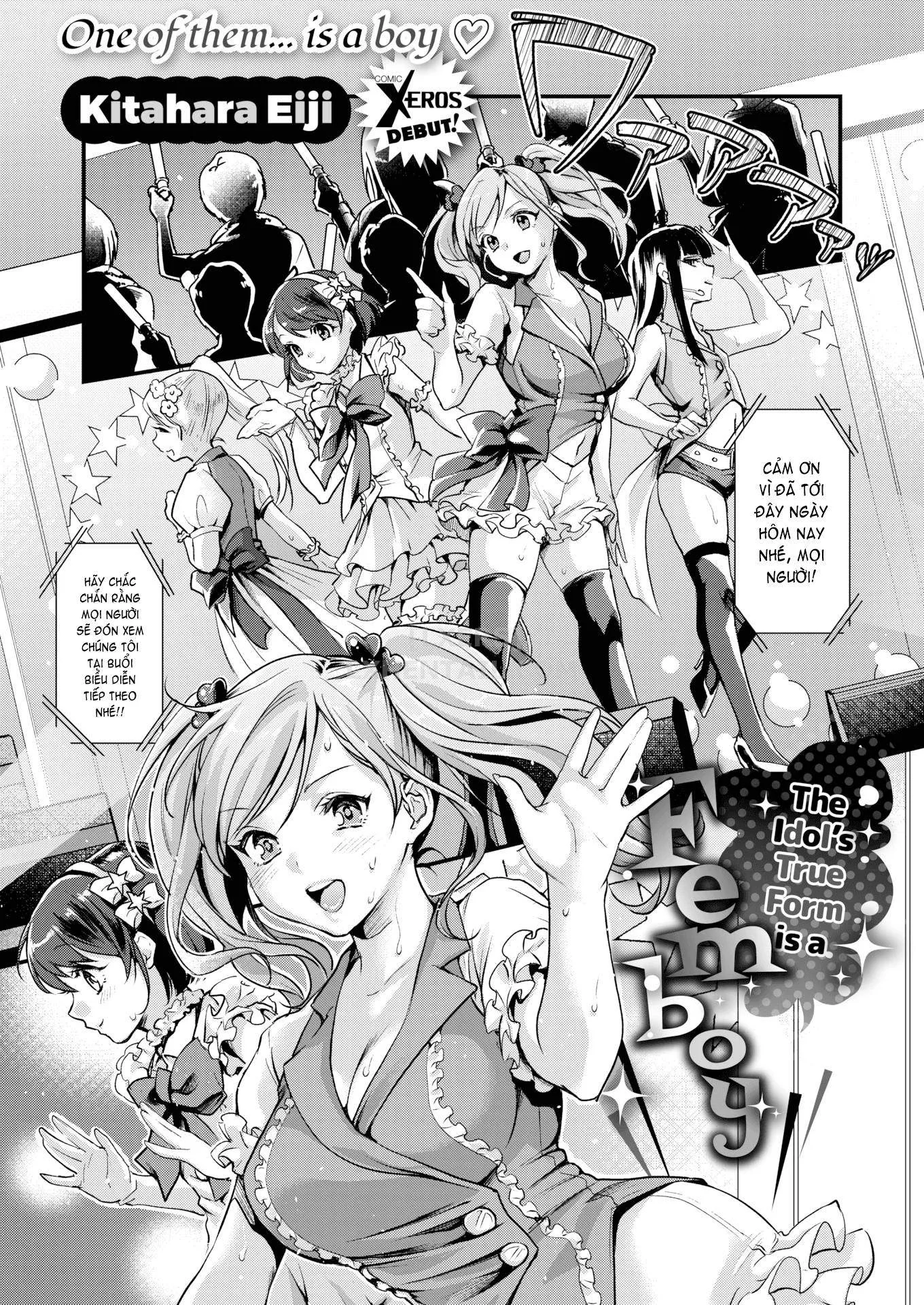 HentaiVN.net - Ảnh 5 - The Idol's True Form Is a Femboy - Chap 2