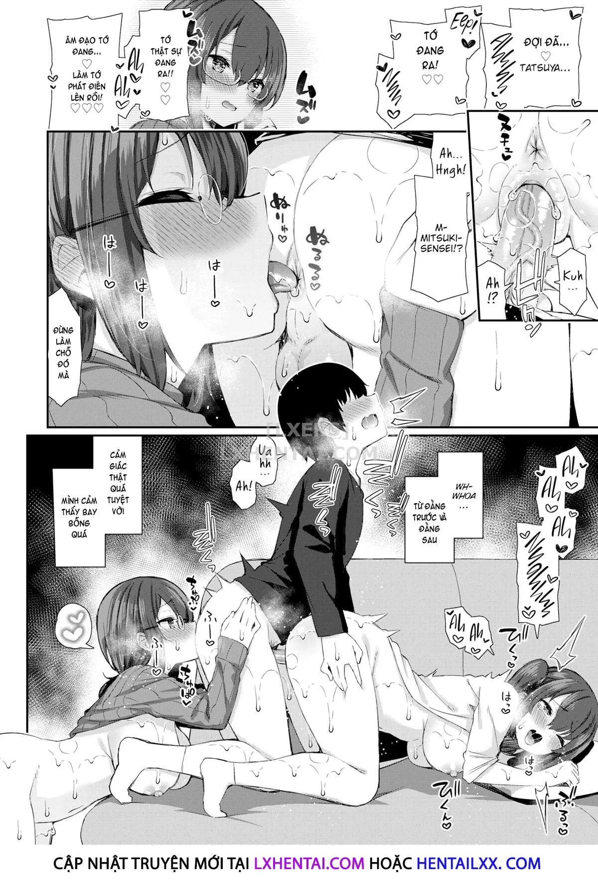 HentaiVN.net - Ảnh 17 - Teacher & Schoolgirl Sisters [Comic X-Eros #84] - Chap 1