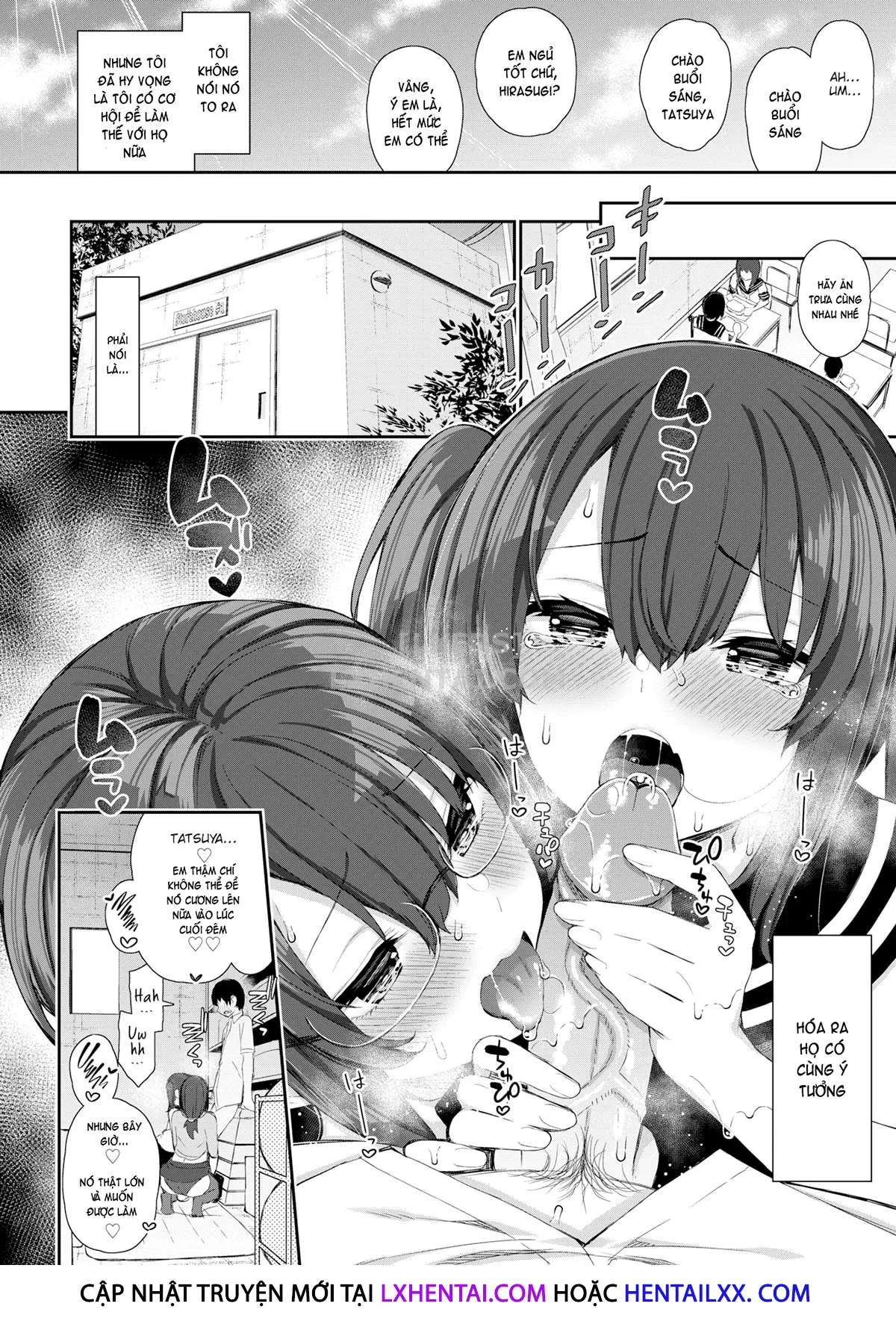 HentaiVN.net - Ảnh 21 - Teacher & Schoolgirl Sisters [Comic X-Eros #84] - Chap 1