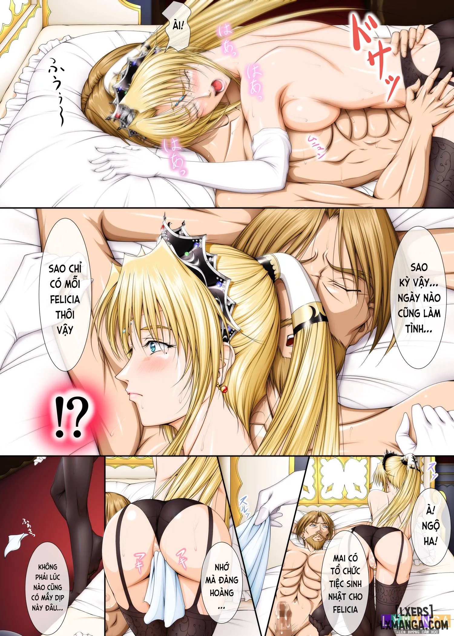 HentaiVN.net - Ảnh 13 - おうさま!(仮)1王様と王女様 通常版 - Chap 1
