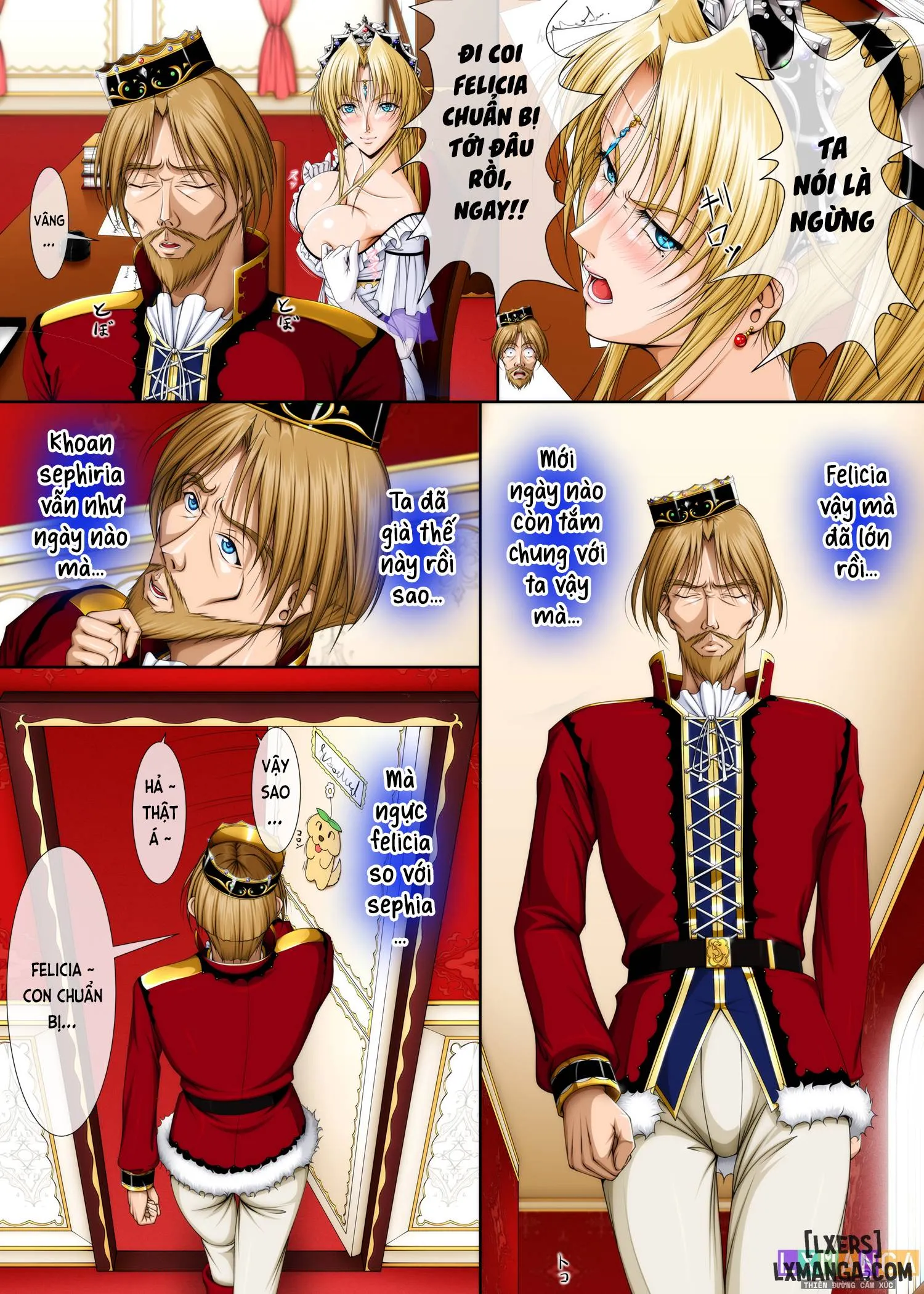 HentaiVN.net - Ảnh 17 - おうさま!(仮)1王様と王女様 通常版 - Chap 1