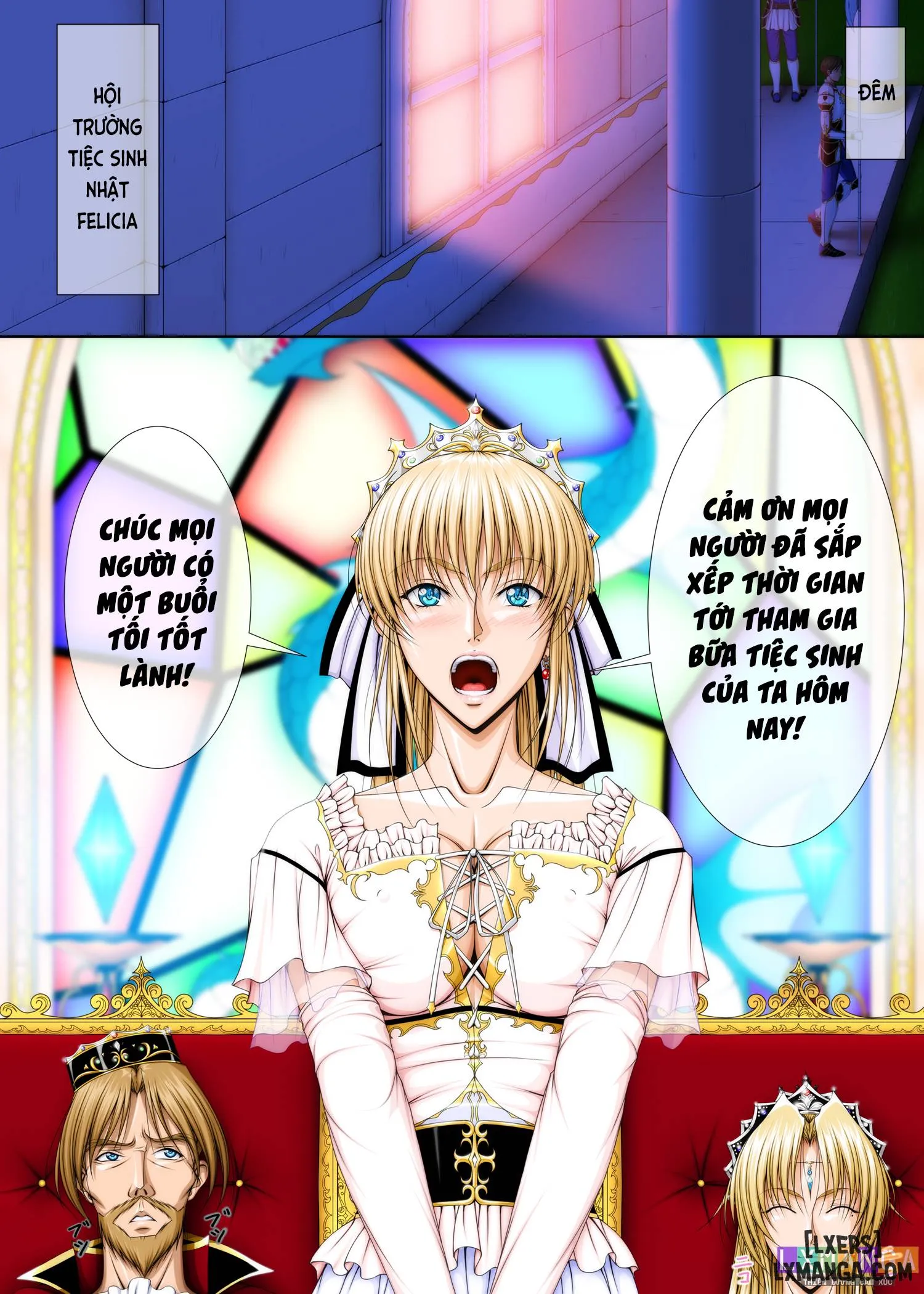 HentaiVN.net - Ảnh 21 - おうさま!(仮)1王様と王女様 通常版 - Chap 1
