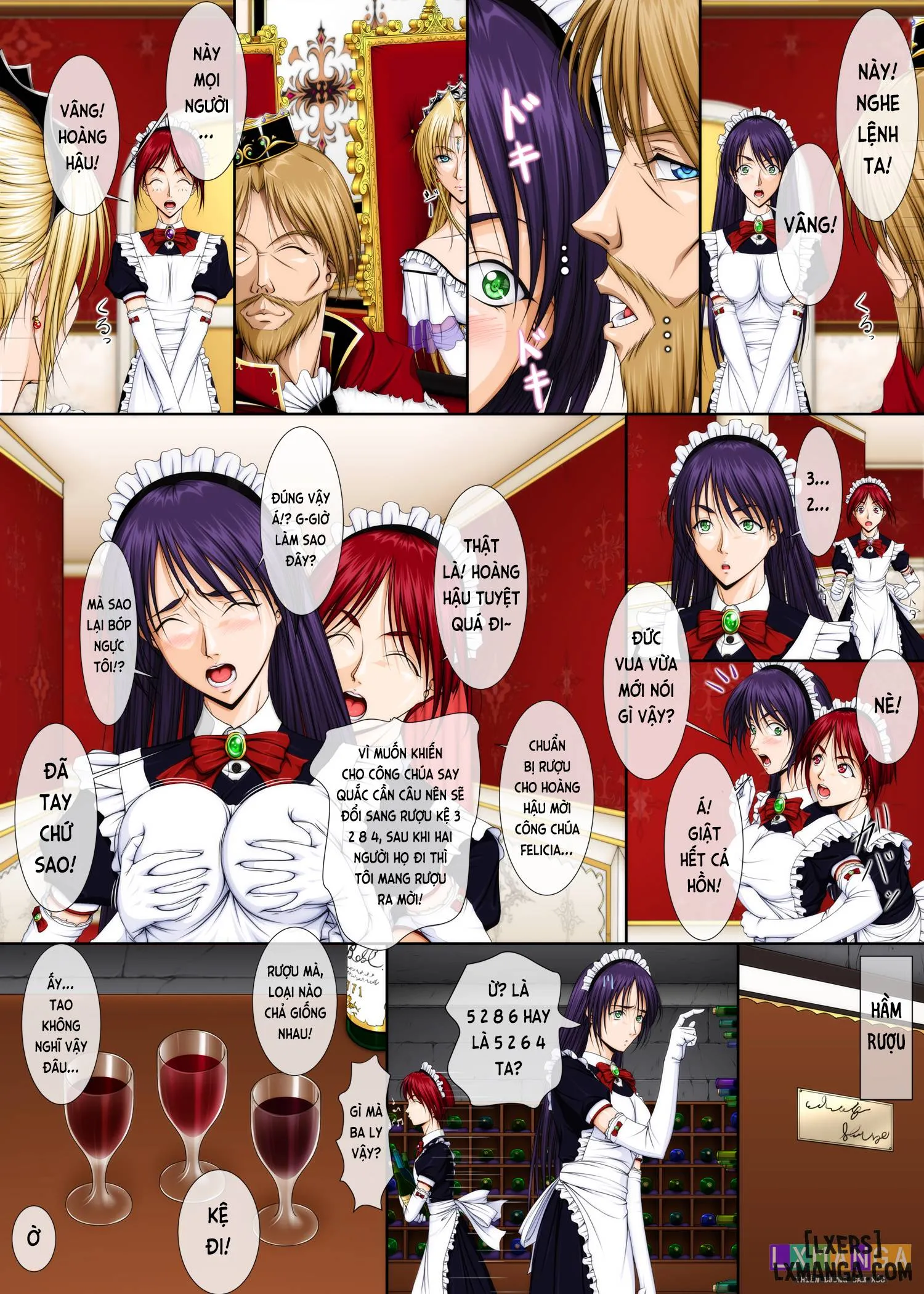 HentaiVN.net - Ảnh 24 - おうさま!(仮)1王様と王女様 通常版 - Chap 1