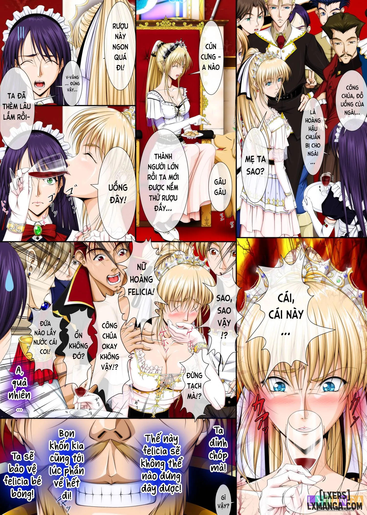HentaiVN.net - Ảnh 25 - おうさま!(仮)1王様と王女様 通常版 - Chap 1