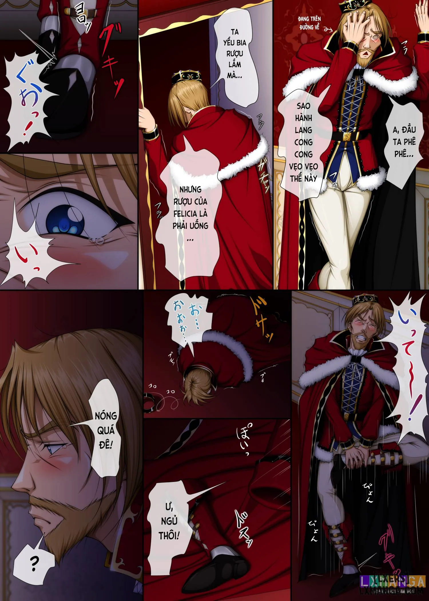 HentaiVN.net - Ảnh 30 - おうさま!(仮)1王様と王女様 通常版 - Chap 1