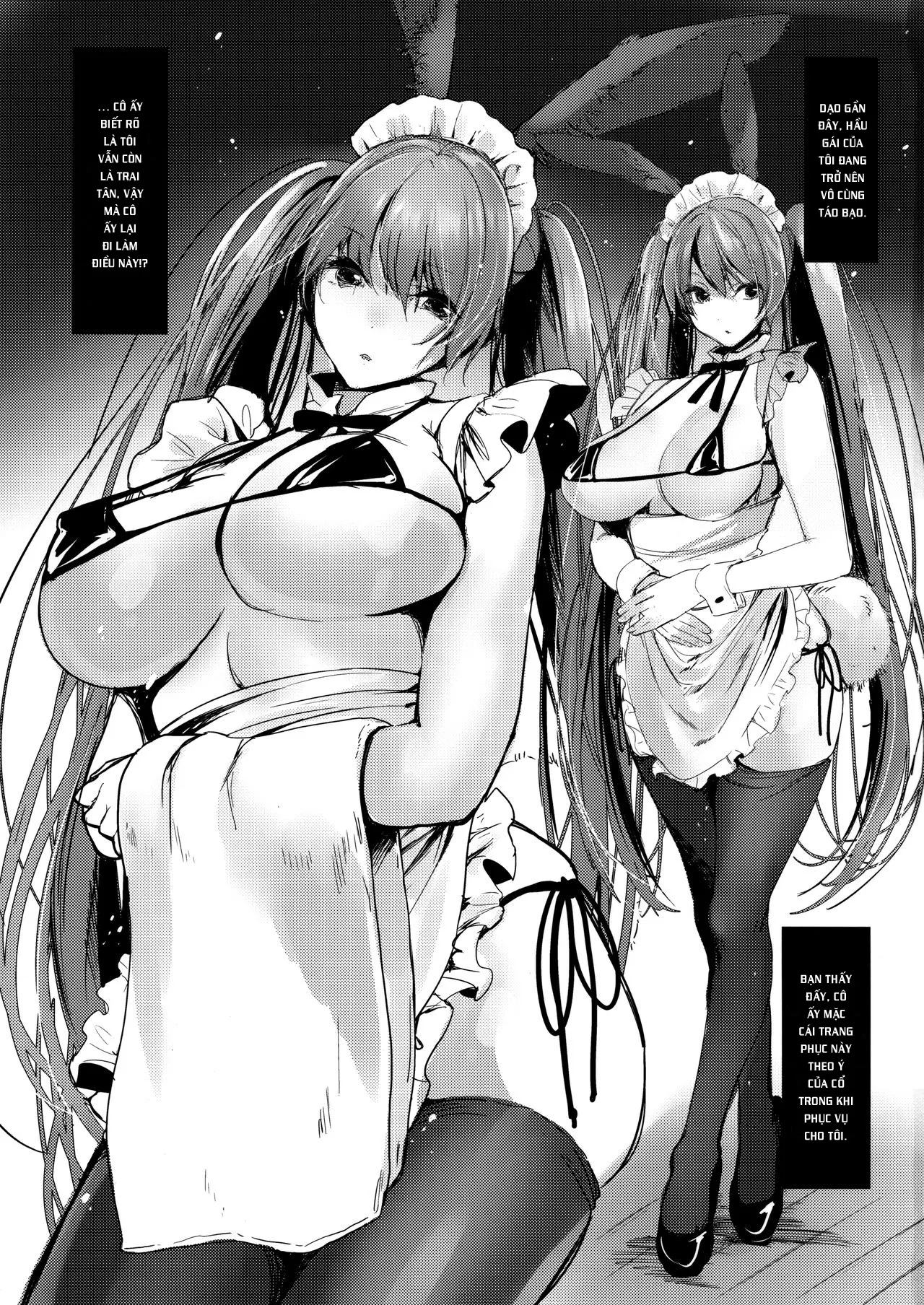 HentaiVN.net - Ảnh 2 - Bunny Maid no Chouhatsu - Chap 1
