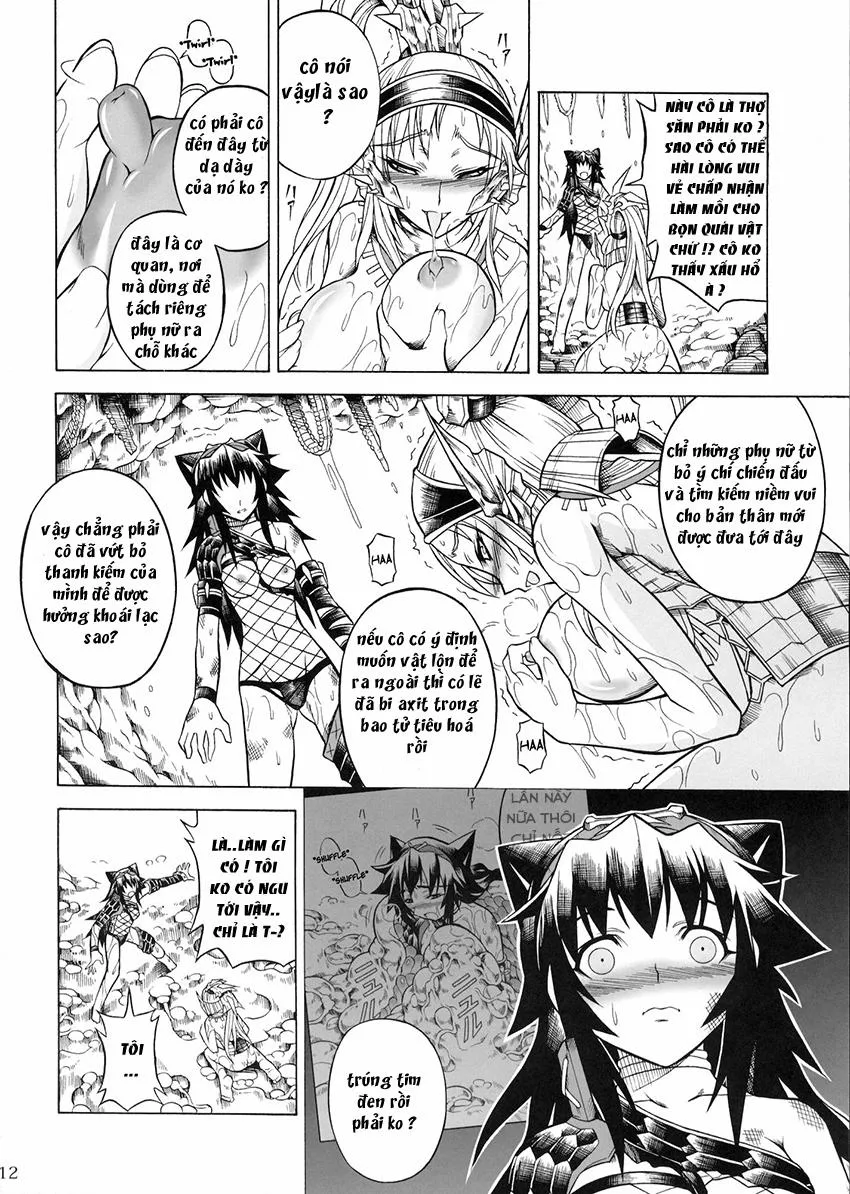 HentaiVN.net - Ảnh 13 - Solo Hunter No Seitai 2 The Second Part (Monster Hunter) - Chap 1