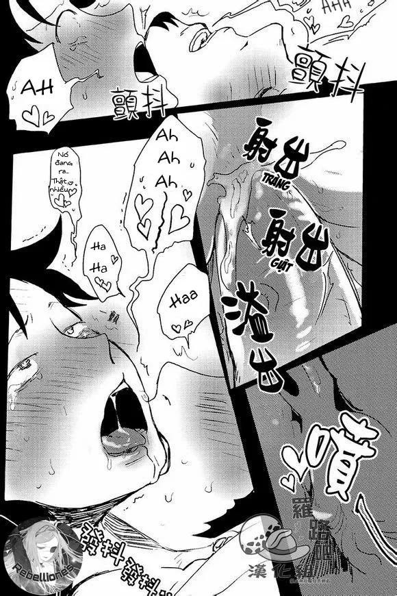 HentaiVN.net - Ảnh 22 - Trafalgar wa Gomugomu no Yume o Miru ka (One Piece) - Chap 1