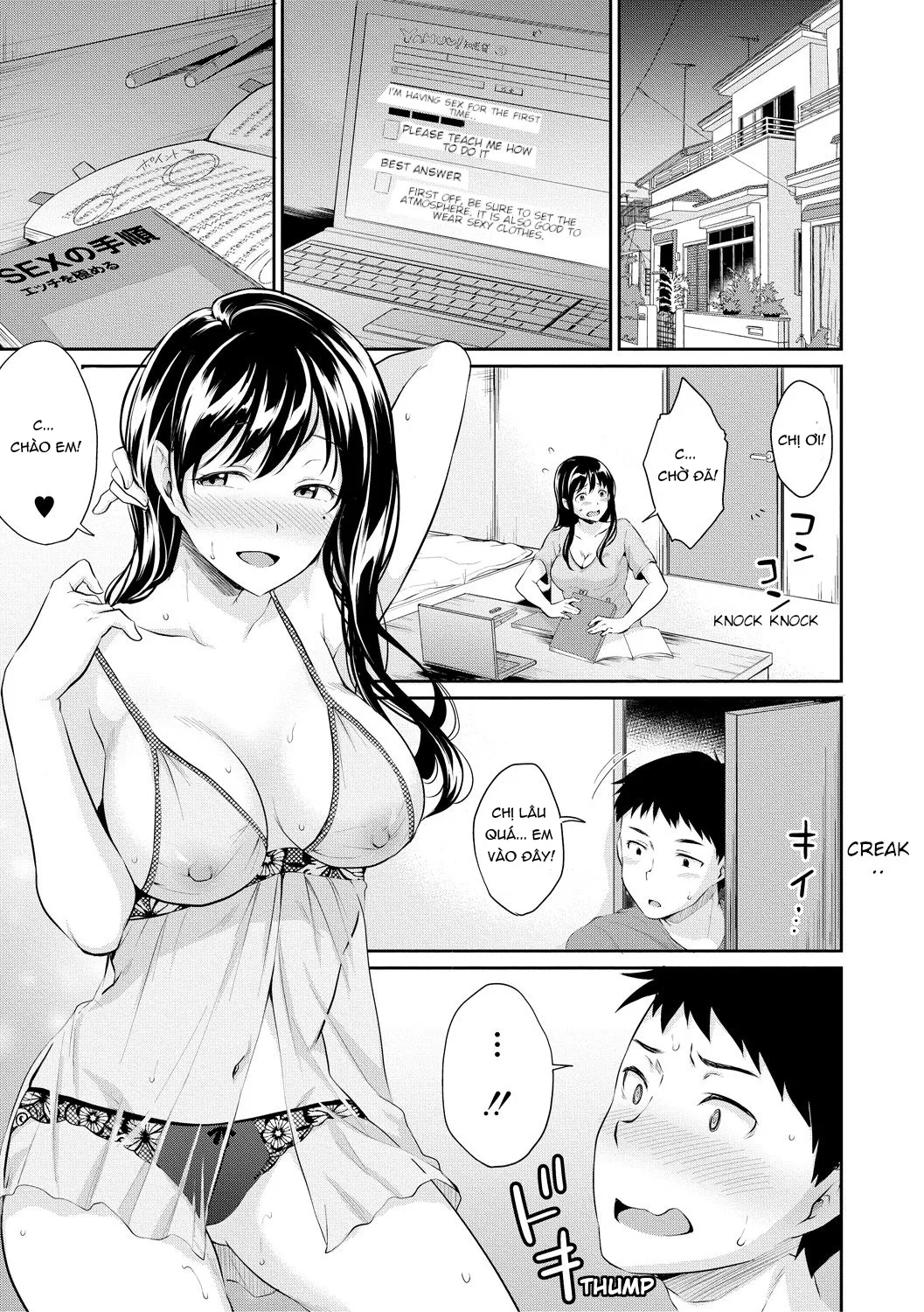 HentaiVN.net - Ảnh 7 - Leave It To Onee-Chan! [Onee-Chan Ni Makasenasai!] - Chap 1