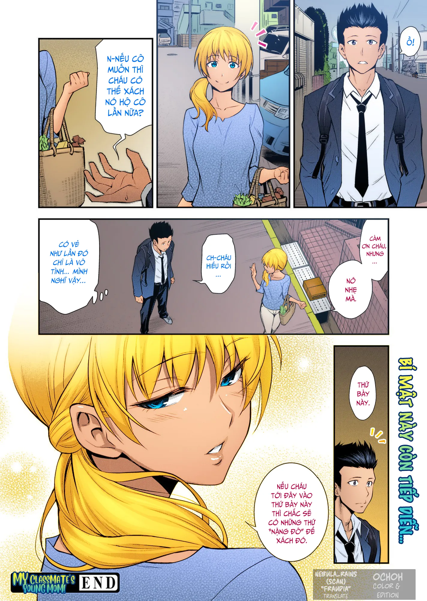 HentaiVN.net - Ảnh 23 - Người mẹ trẻ của bạn cùng lớp tôi! [Doukyuusei no Wakai Haha;My Classmate's Young Mom] - Chap 1