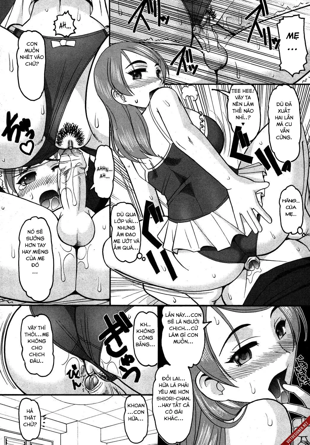HentaiVN.net - Ảnh 12 - Konban Musuko O Goukan Shimasu! (Decensored) [I'll Rape My Son Tonight] - Chap 1