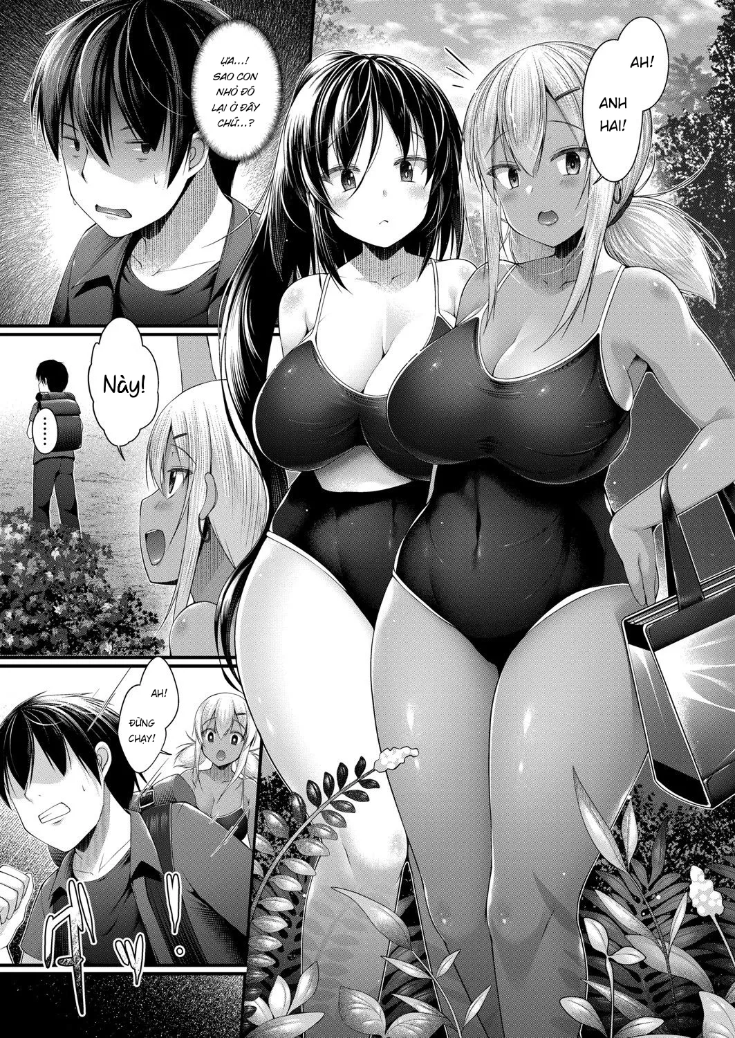 HentaiVN.net - Ảnh 6 - Hitori Camp o Shite itara Kuro Gal JK na Imouto to Imouto no Tomodachi ga Rannyuu shite kita Kekka Zenpen [Hitori Camp o Shite itara Kuro Gal JK na Imouto to Imouto no Tomodachi ga Rannyuu shite kita Kekka Zempen] - Chap 1