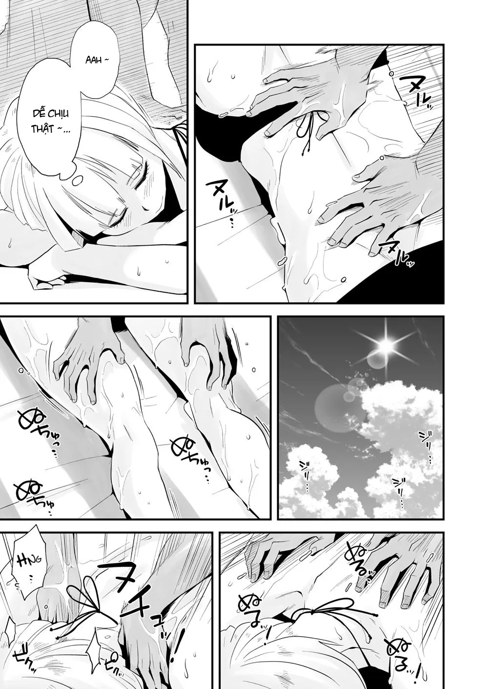 HentaiVN.net - Ảnh 13 - Mất vợ khi trong chuyến nghỉ hè [MY WIFE IS BEING TAKEN AWAY ~THE SEASIDE TOWN] - Chap 1