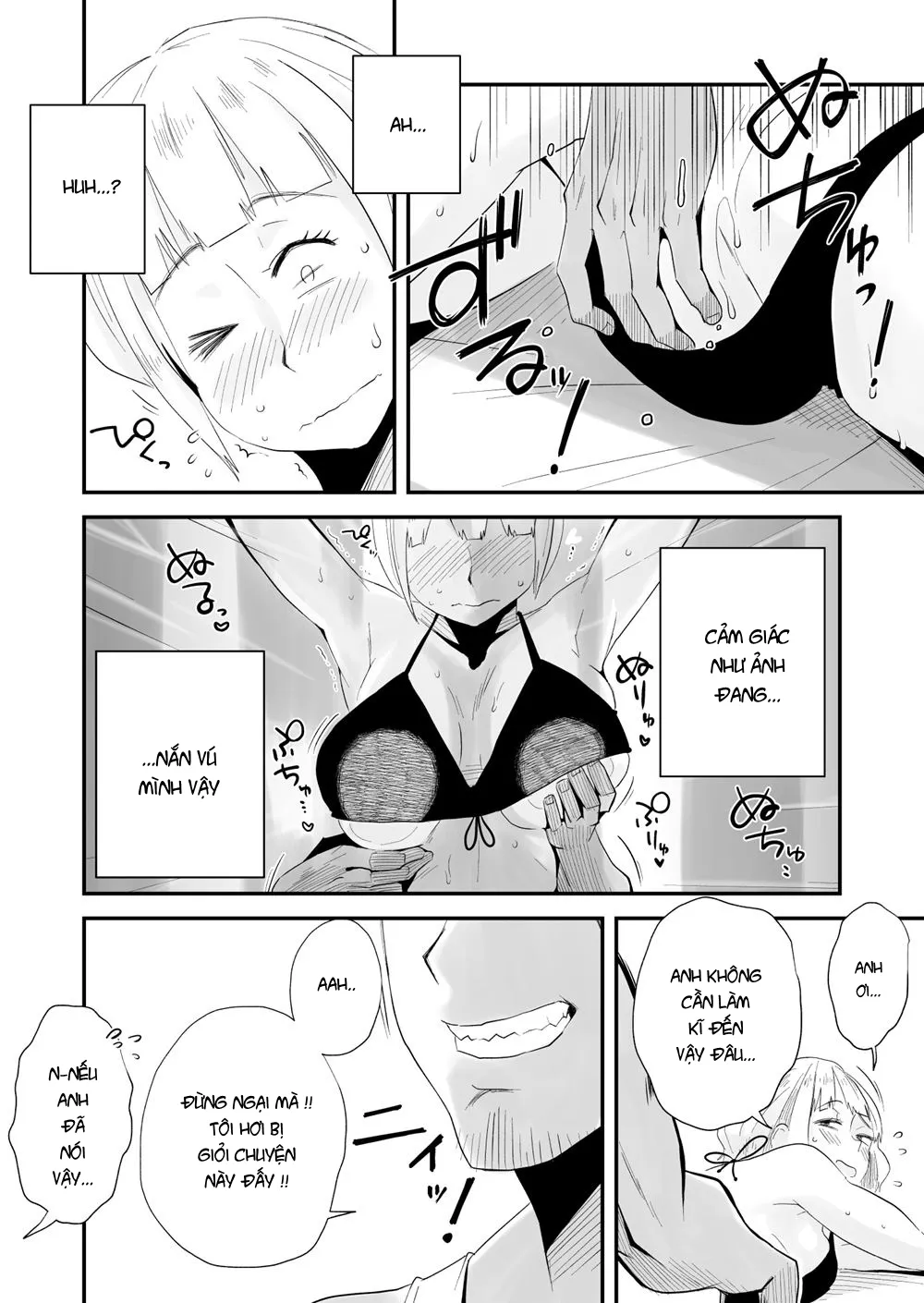 HentaiVN.net - Ảnh 14 - Mất vợ khi trong chuyến nghỉ hè [MY WIFE IS BEING TAKEN AWAY ~THE SEASIDE TOWN] - Chap 1