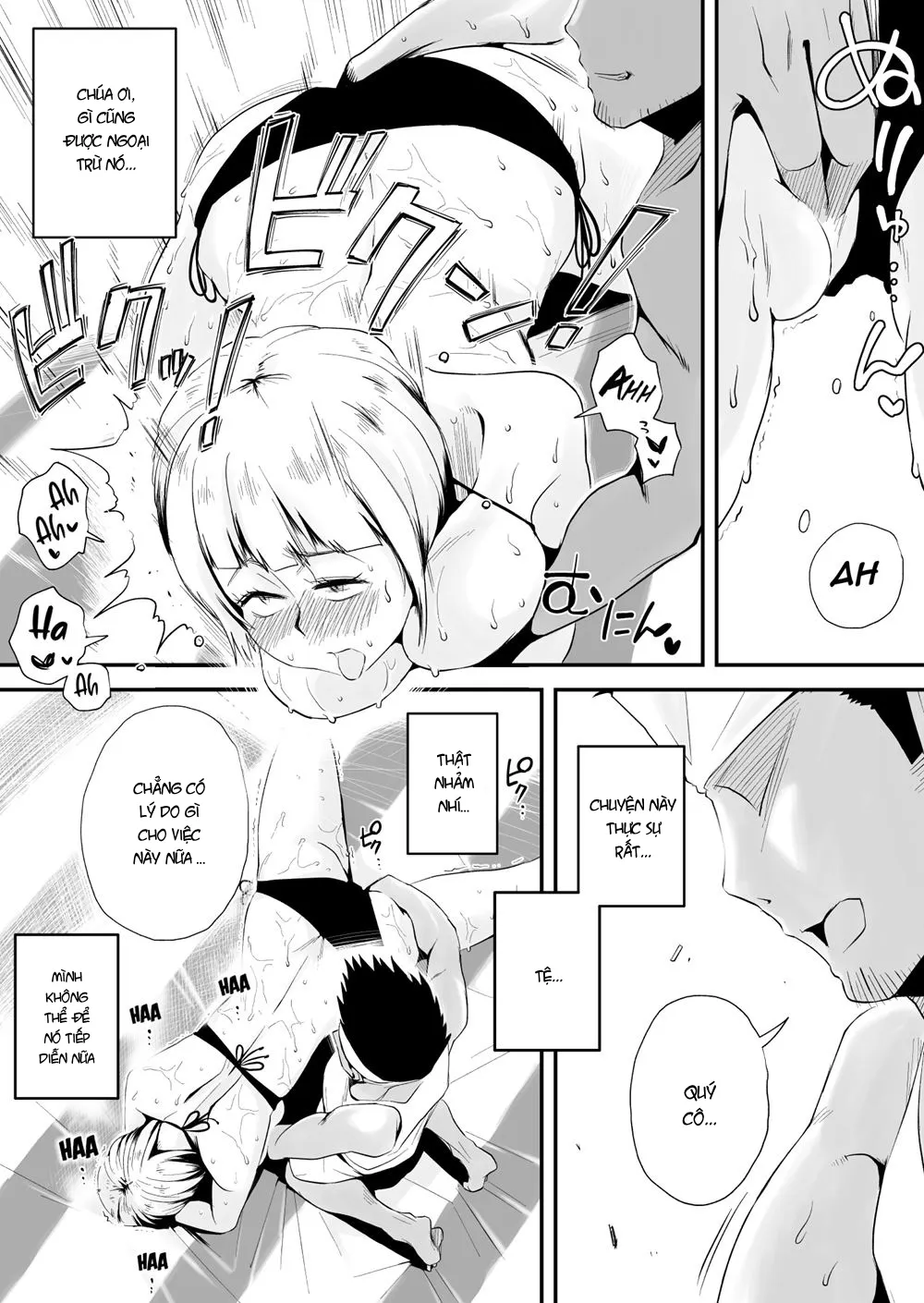 HentaiVN.net - Ảnh 20 - Mất vợ khi trong chuyến nghỉ hè [MY WIFE IS BEING TAKEN AWAY ~THE SEASIDE TOWN] - Chap 1