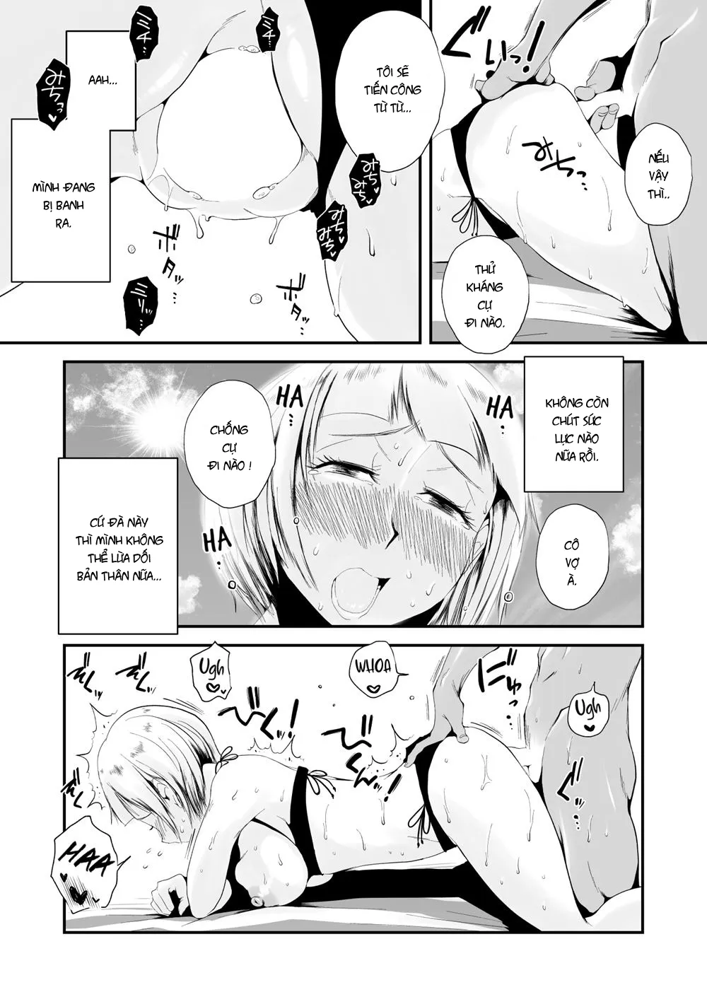 HentaiVN.net - Ảnh 31 - Mất vợ khi trong chuyến nghỉ hè [MY WIFE IS BEING TAKEN AWAY ~THE SEASIDE TOWN] - Chap 1