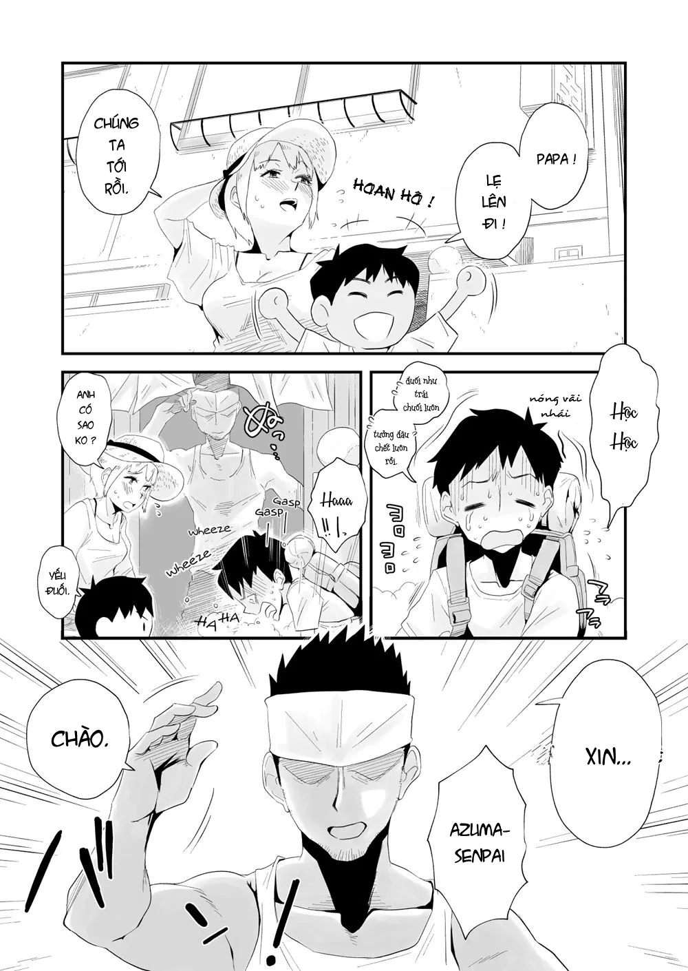 HentaiVN.net - Ảnh 4 - Mất vợ khi trong chuyến nghỉ hè [MY WIFE IS BEING TAKEN AWAY ~THE SEASIDE TOWN] - Chap 1