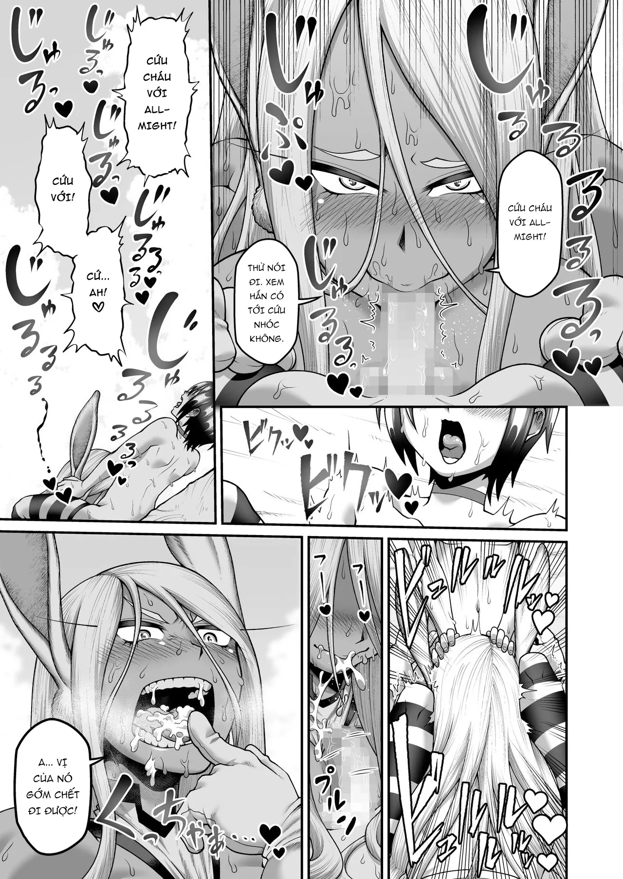 HentaiVN.net - Ảnh 12 - Mirko Onee-san to Manatsu no Hatsujouki [Mirko's Midsummer Heat] - Chap 1