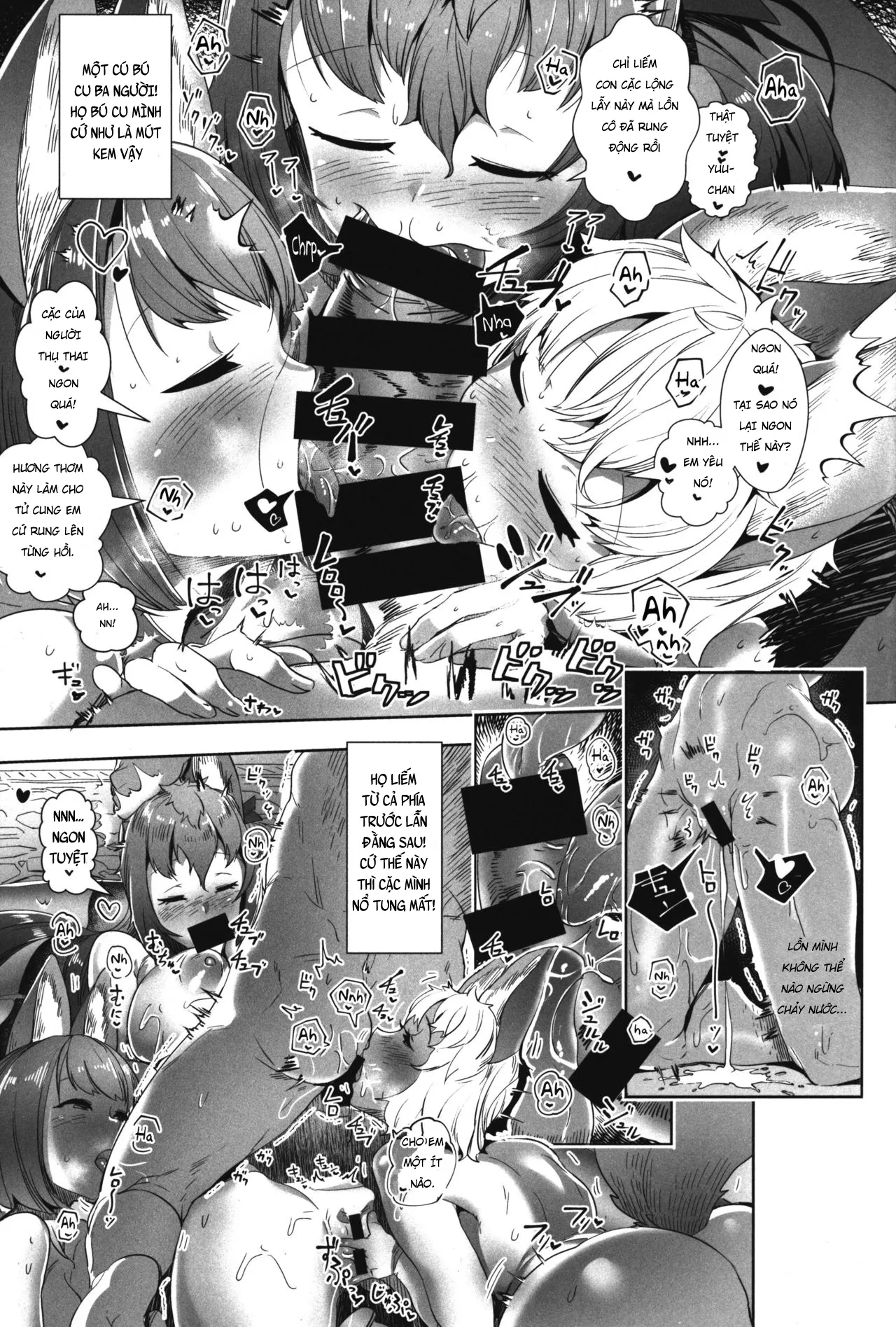 HentaiVN.net - Ảnh 12 - Cuộc sống cùng ba nàng cáo thần [Amatoro Youko Ikka no Otane-sama ni Narimashita] - Chap 1