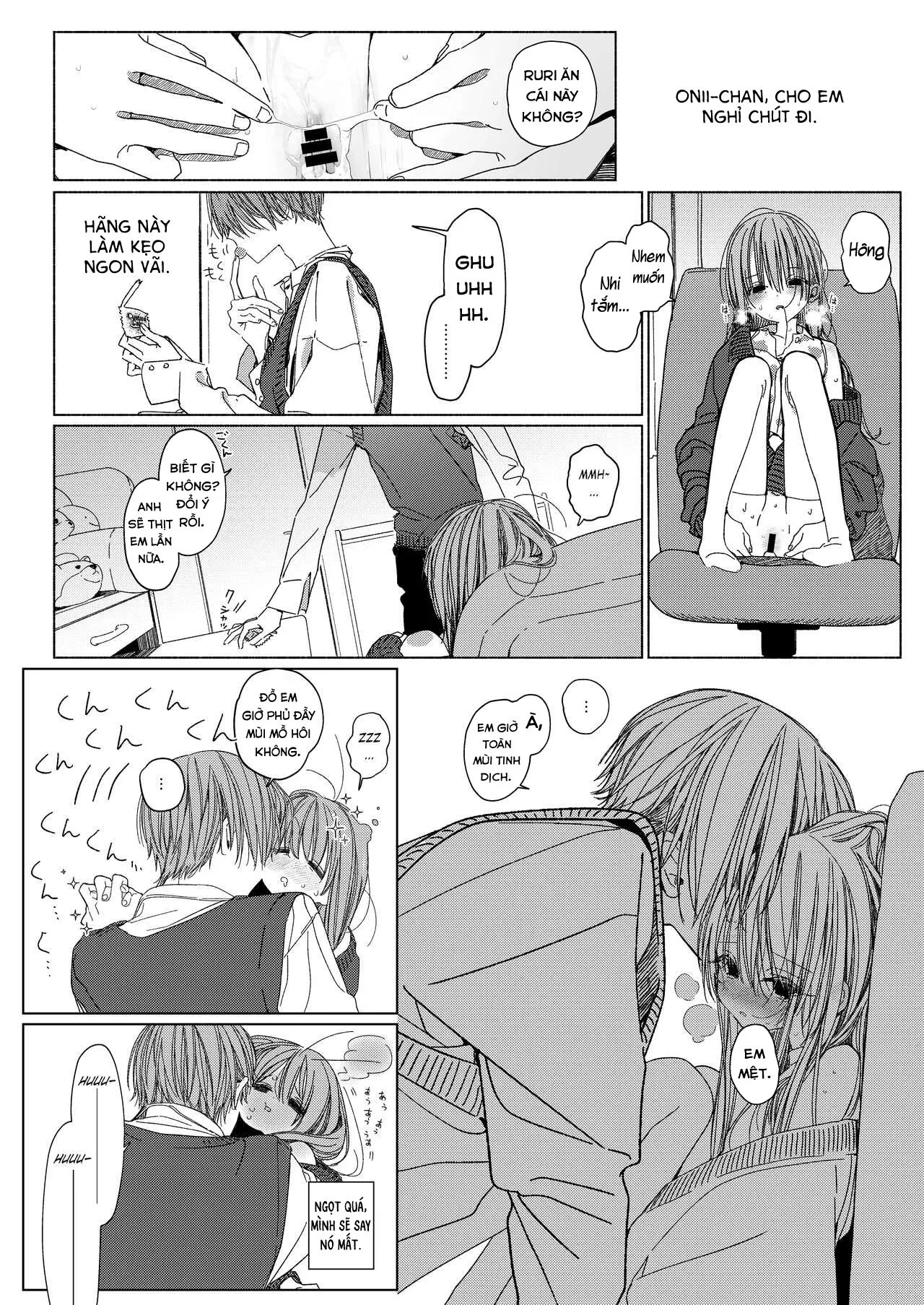 HentaiVN.net - Ảnh 20 - Ta Cùng Ăn Kẹo và Làm Tình. [Let's Share Sweets and Have Sex ; 一起來 吃點心 與性愛[ ; Issho ni Ite Okashi Tabete Sex Shiyo] - Chap 1